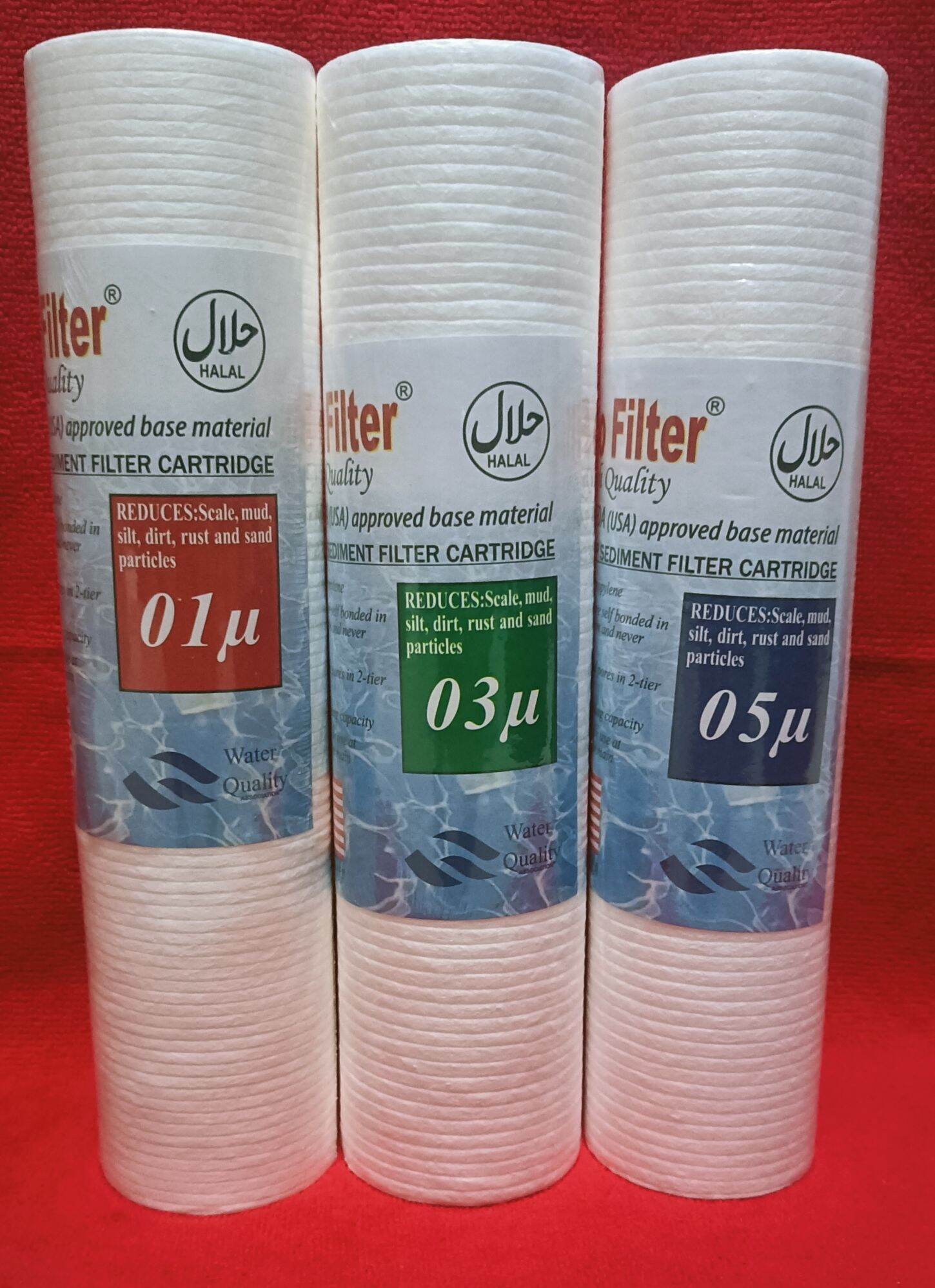 Nano Filter Hight Quality 2 Tier Sediment Filter Cartidge Ukuran 10