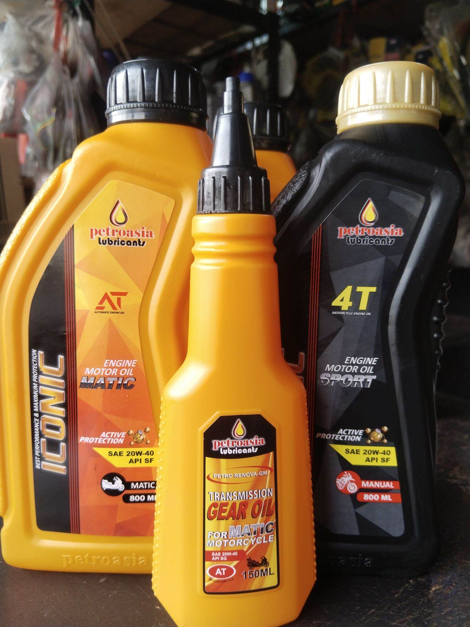 Oli Yamaha Petroasia Iconic 0.8LT Matic Dan Manual Oli Gir 150ML Mio Xride Fino Giá 14,500 Đồng*Miễn phí vận chuyển