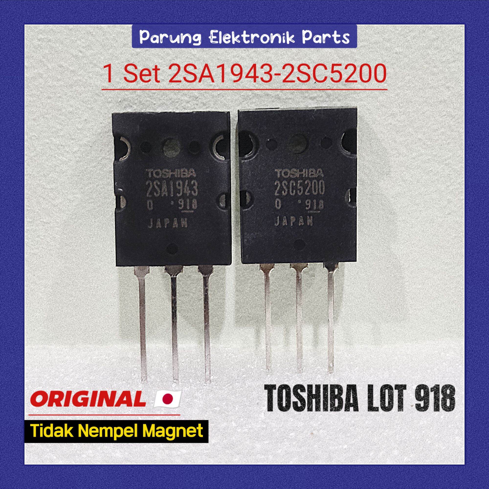 Set Transistor Final Toshiba Sa Sc Lot Transistor