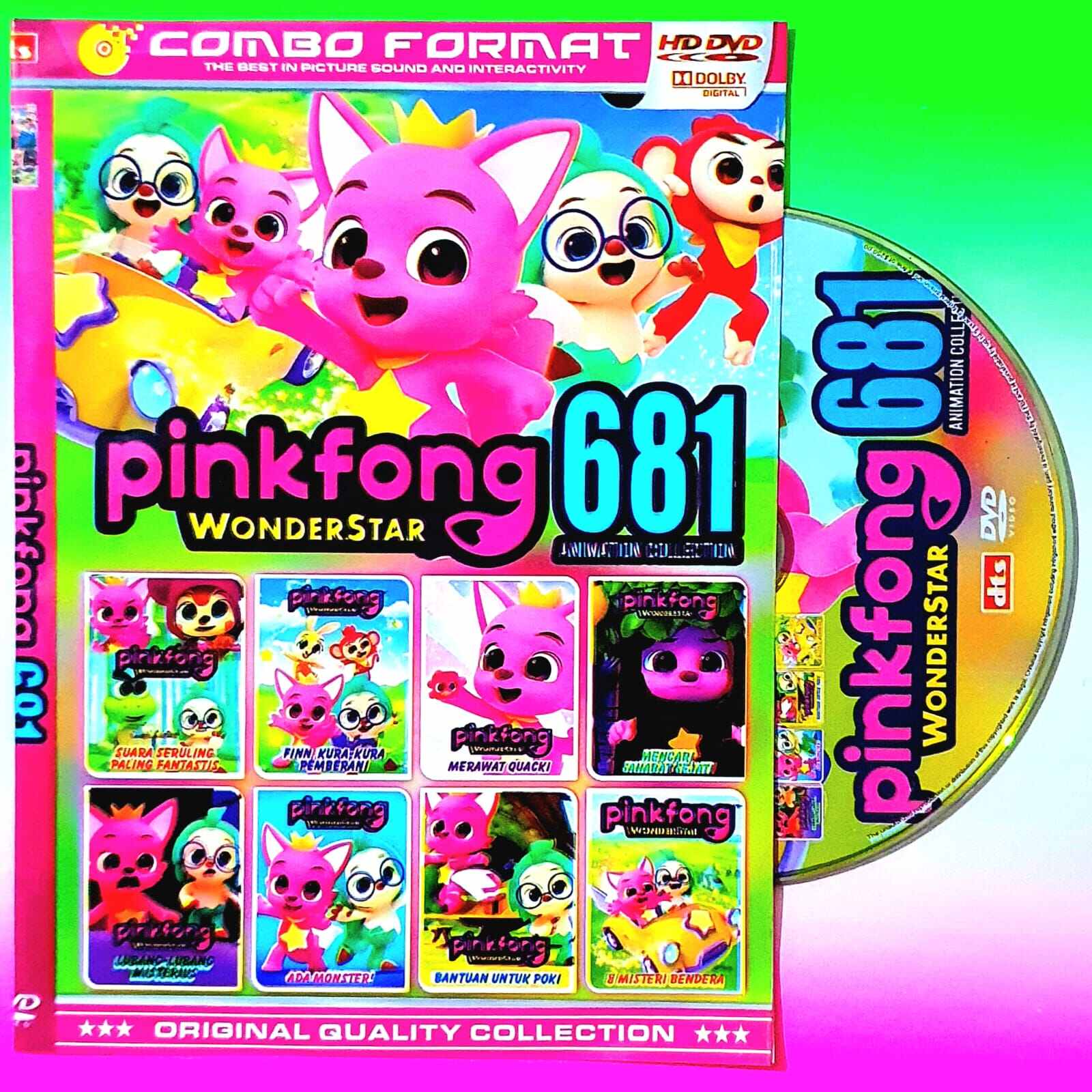 KASET DVD PINKFONG BAHASA INDONESIA-PINKFONG BABY SHARK-PINK FONG BABY ...