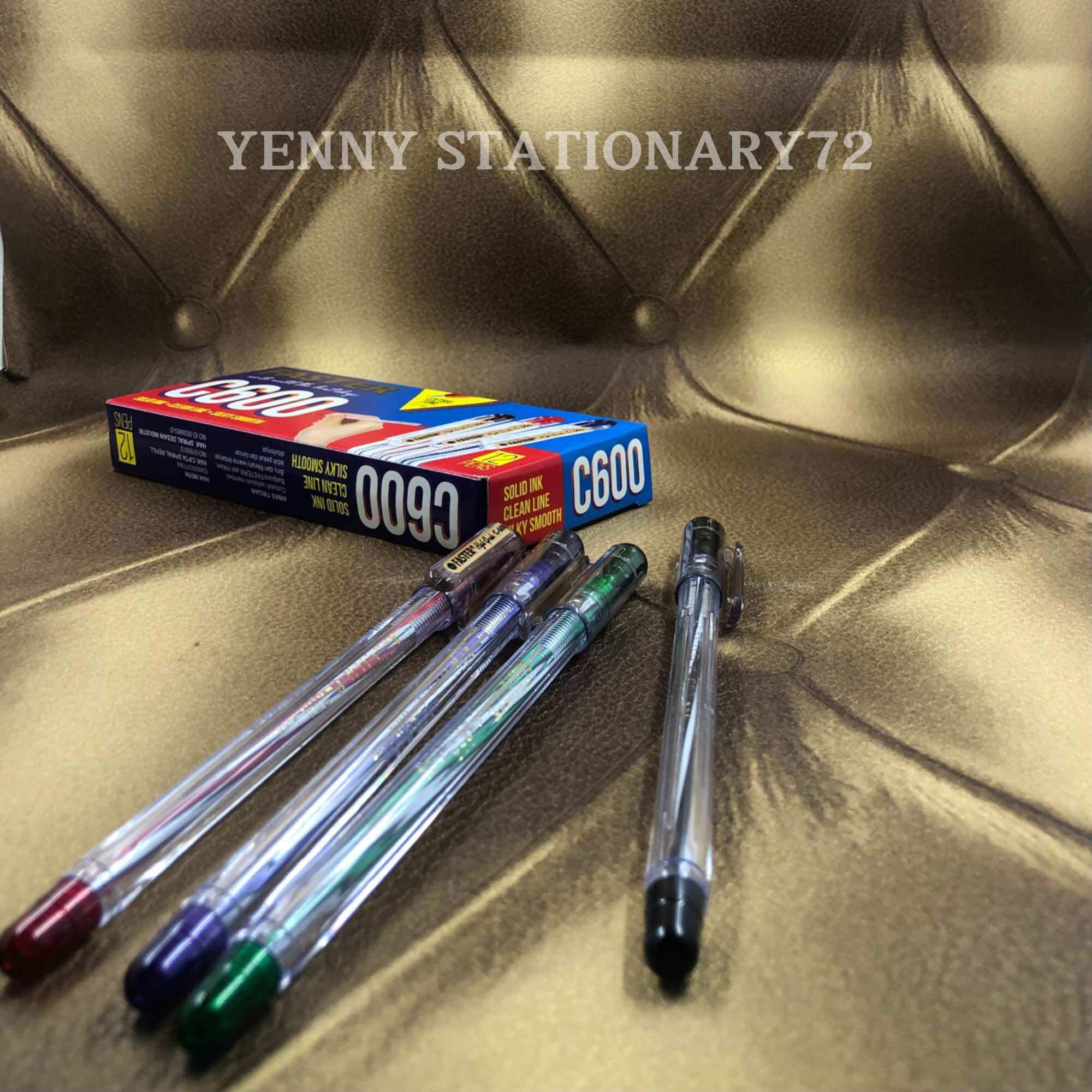 Pulpen paster c600 / faster pulpen murah (pcs/pack)