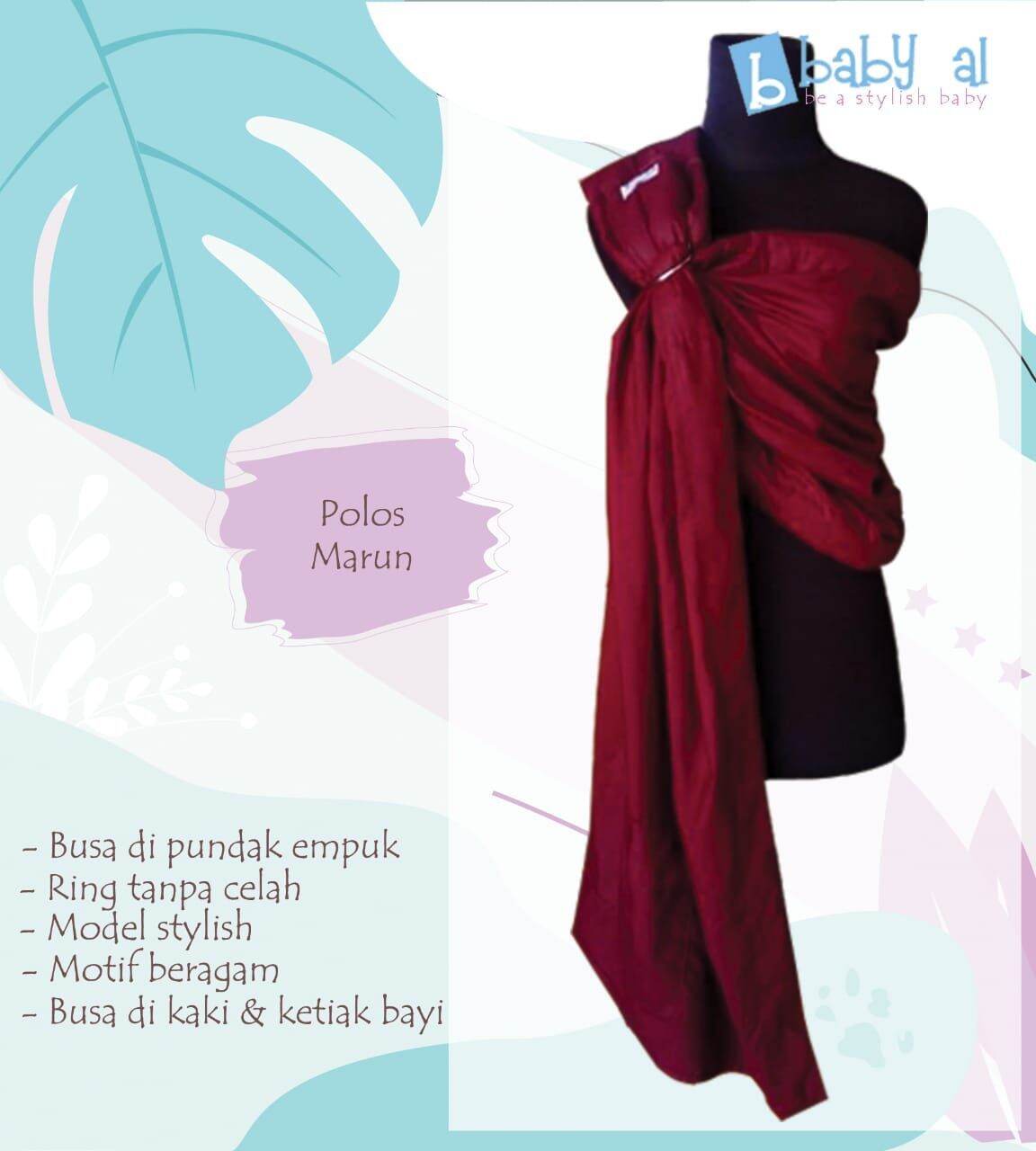 Baby Al Ringsling Gendongan Bayi Jarik Mshape Newborn - Toddler Anti Pegal