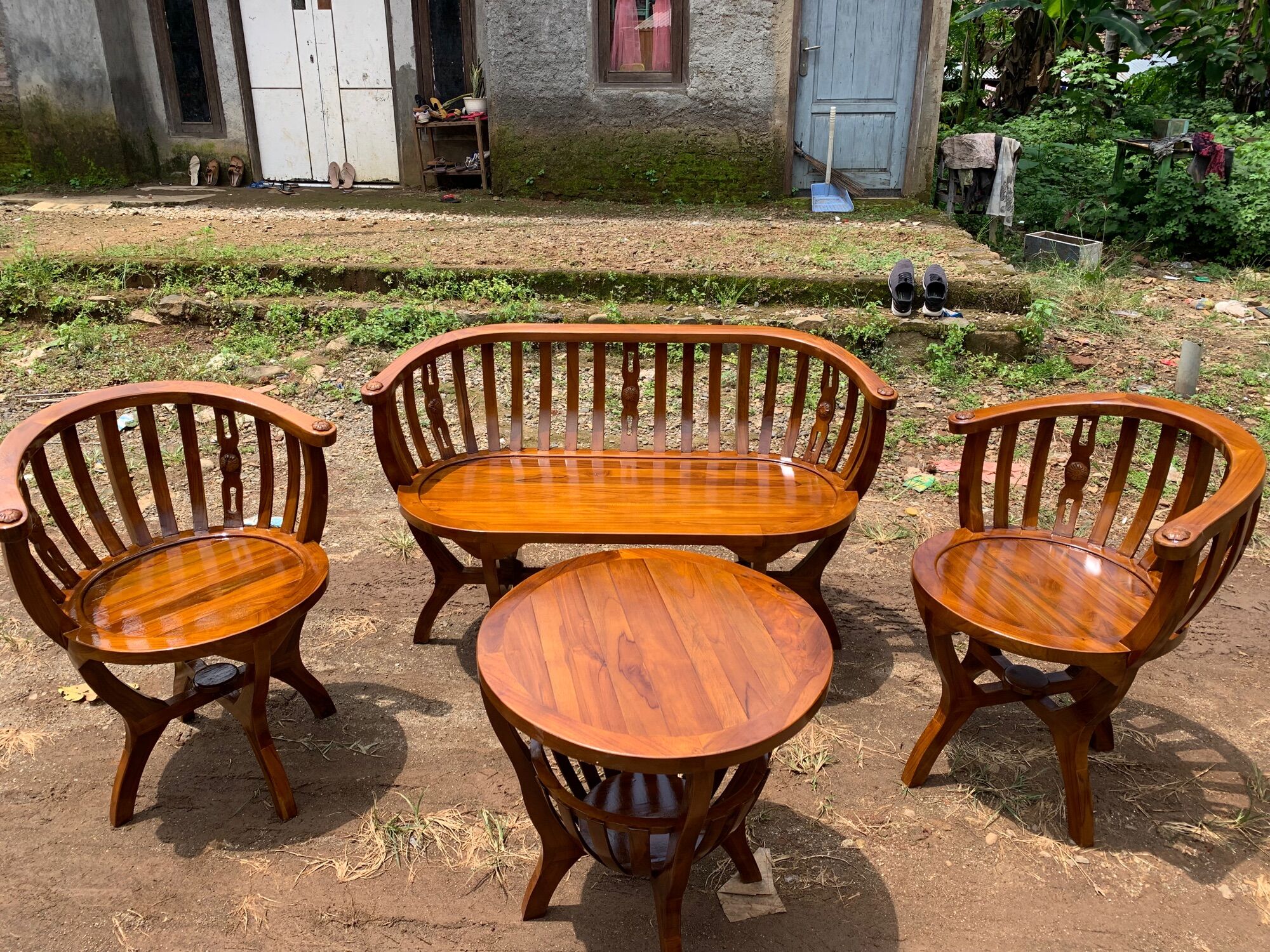 Kursi Teras Mangkok Tamu Kursi Teras Mangkok Minimalis Bangku Teras