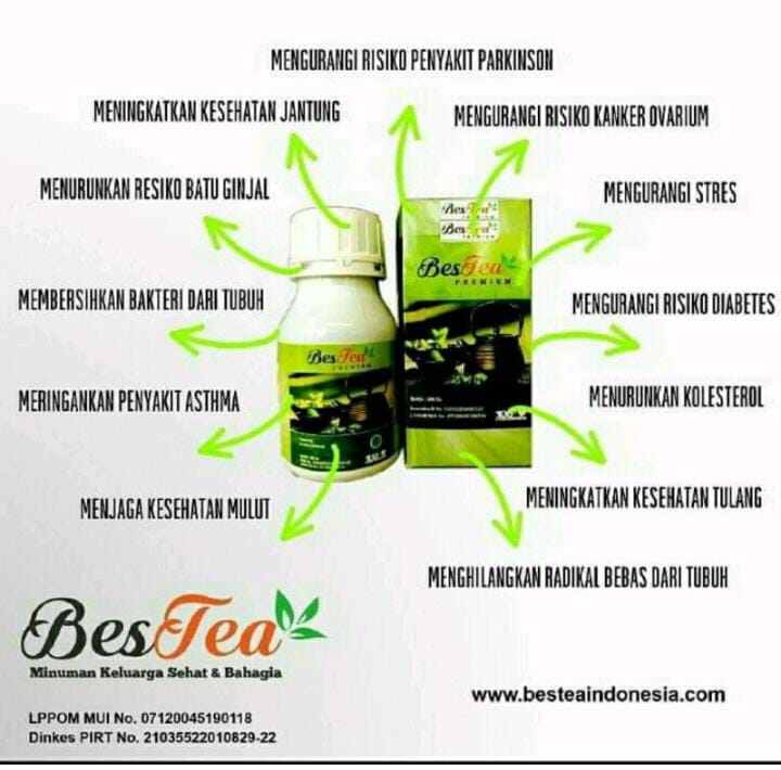 TEH Hitam Bestea Premium Herbal Penurun Kolestrol
