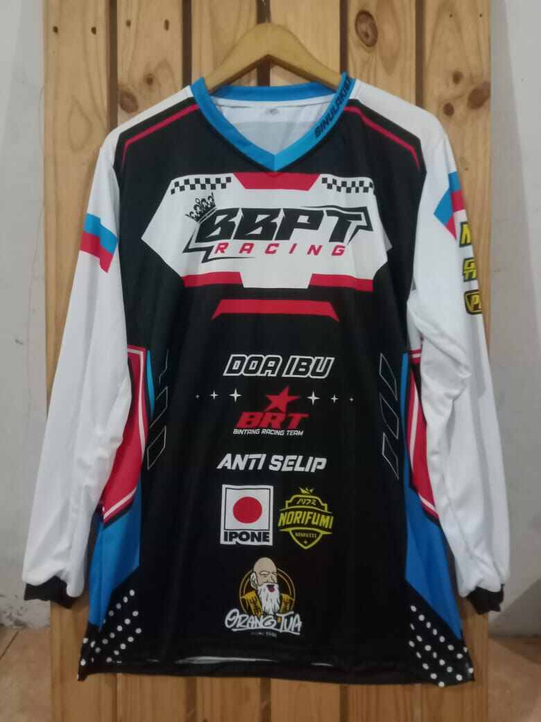 JERSEY RACING FULL PRINTING DESAIN BISA CUSTOM (NAMA,NOMOR,WARNA