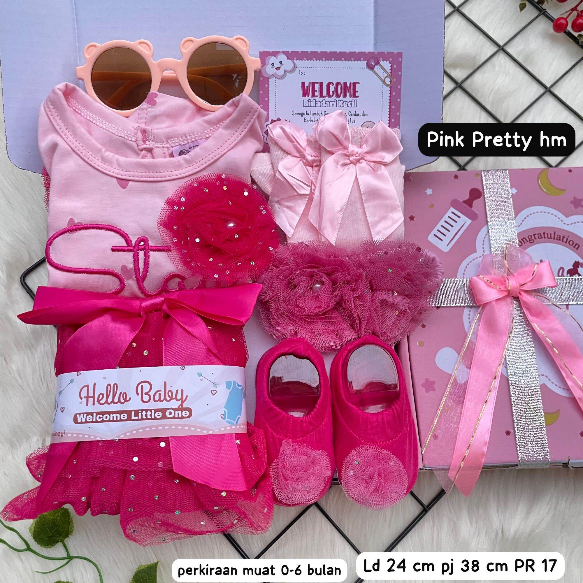 Paket Hadiah setelan baju bayi perempuan hampers bayi perempuan