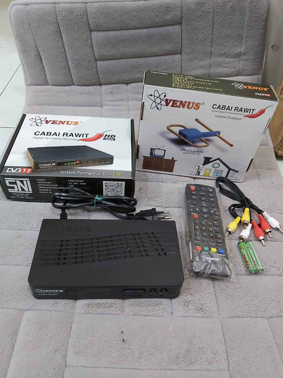 STB Set Top Box Venus DVB-T2 Cabe Rawit