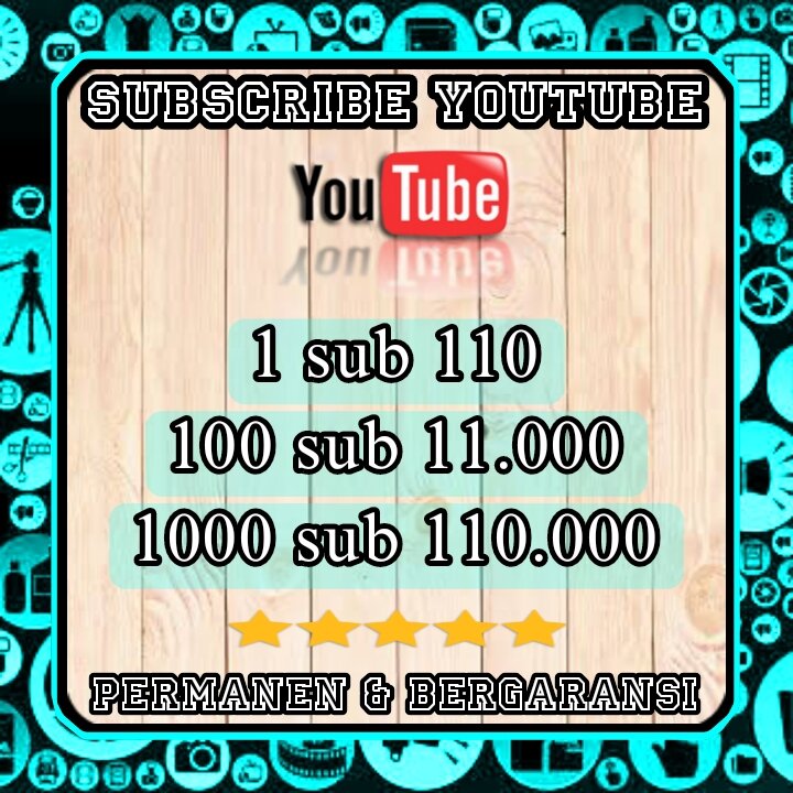 SUBSCRIBER YOUTUBE VIP PERMANEN Harga 11,000 rupiah*Gratis Ongkir