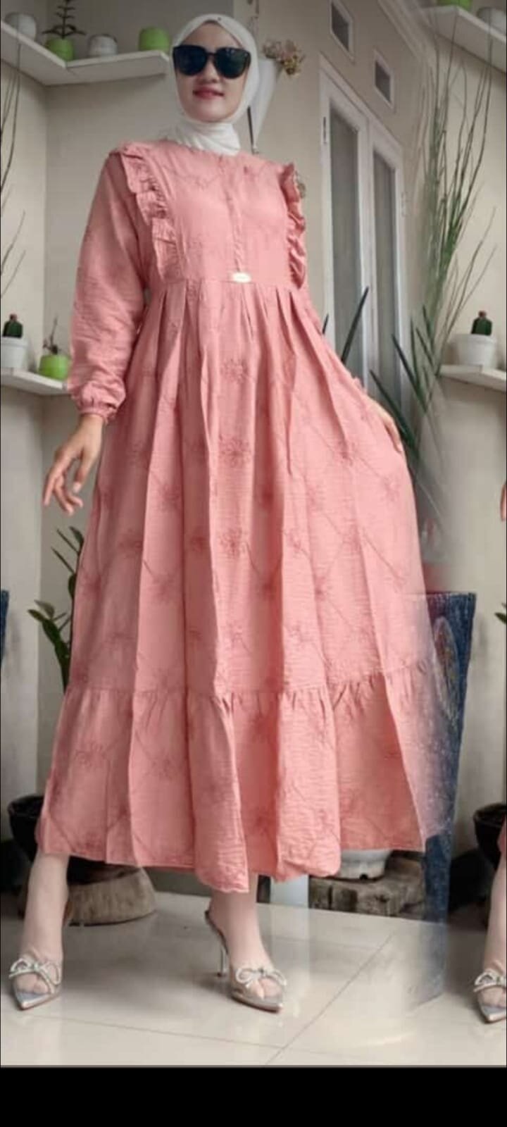 MIDI DRESS JAGUAR VISCOSE MOTIF MIX PAYET AMELIA COLLECTION TERBARU 2025 MIDI  DRESS MEWAH ELEGAN | Lazada Indonesia