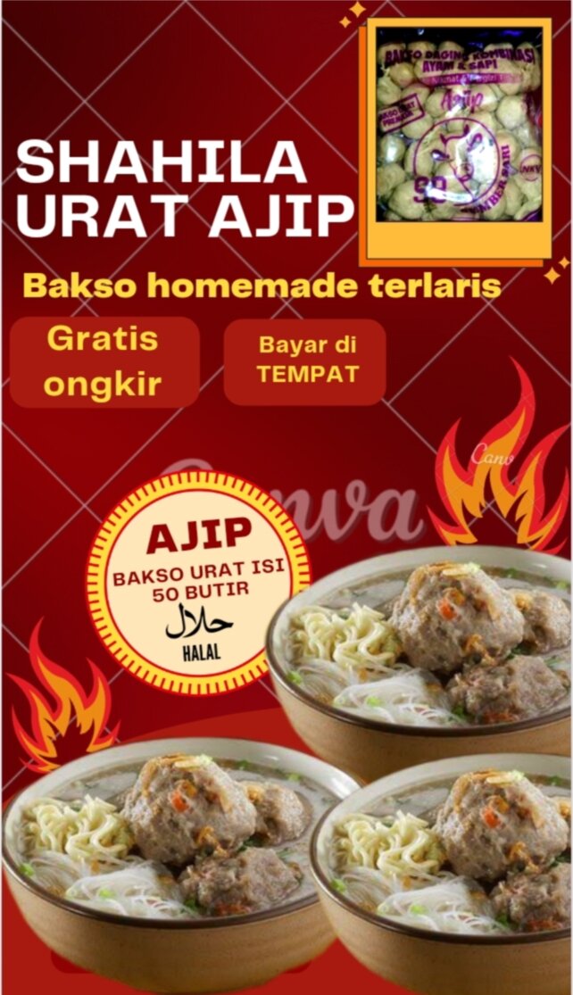 Bakso Urat Premium Daging Sapi Alsi Dengan Kombinasi Daging Ayam Isi 50