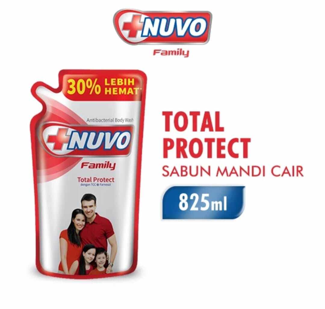 Nuvo sabun mandiTotal protect 825 ml