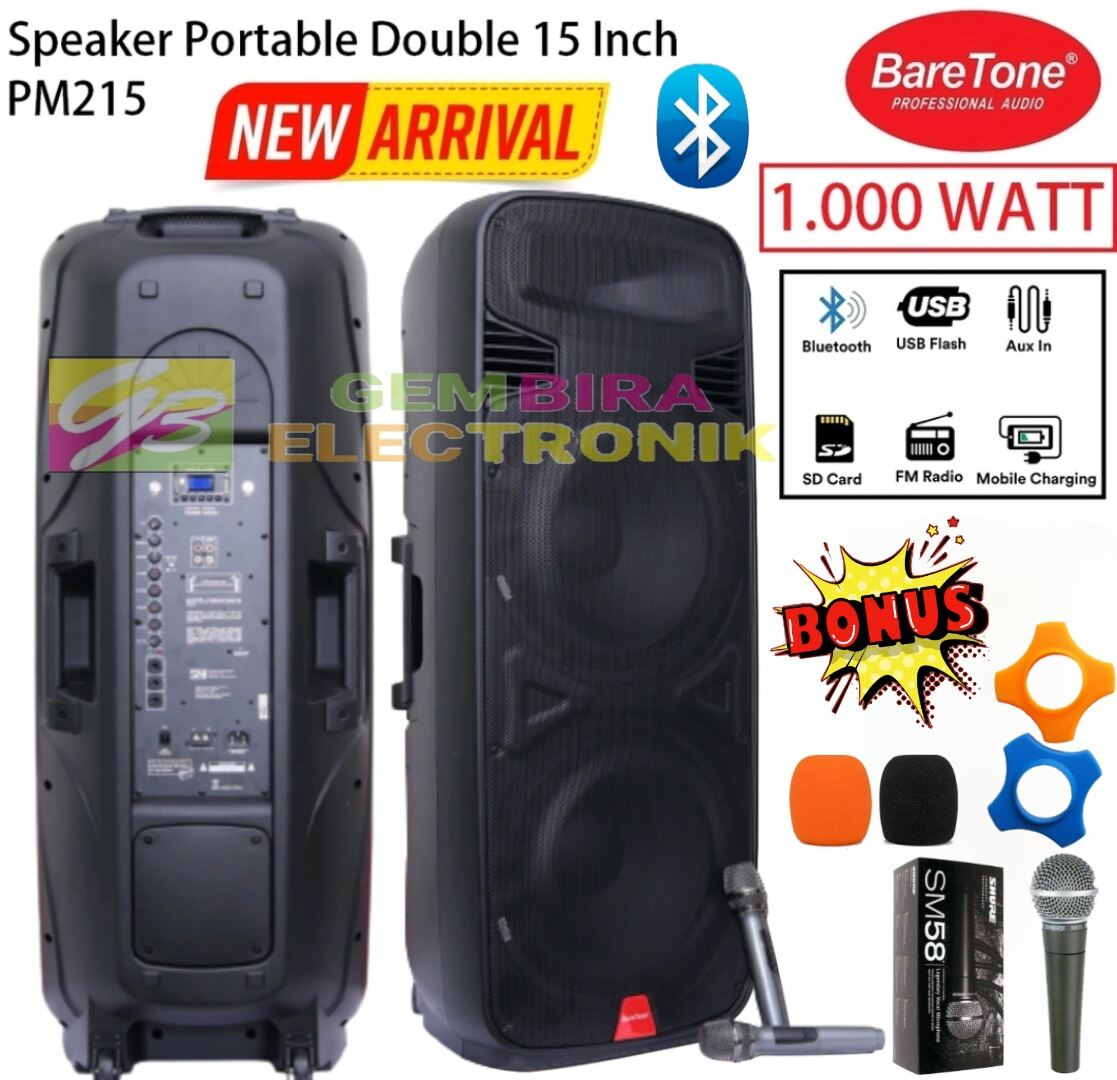 baretone 15 inch portable