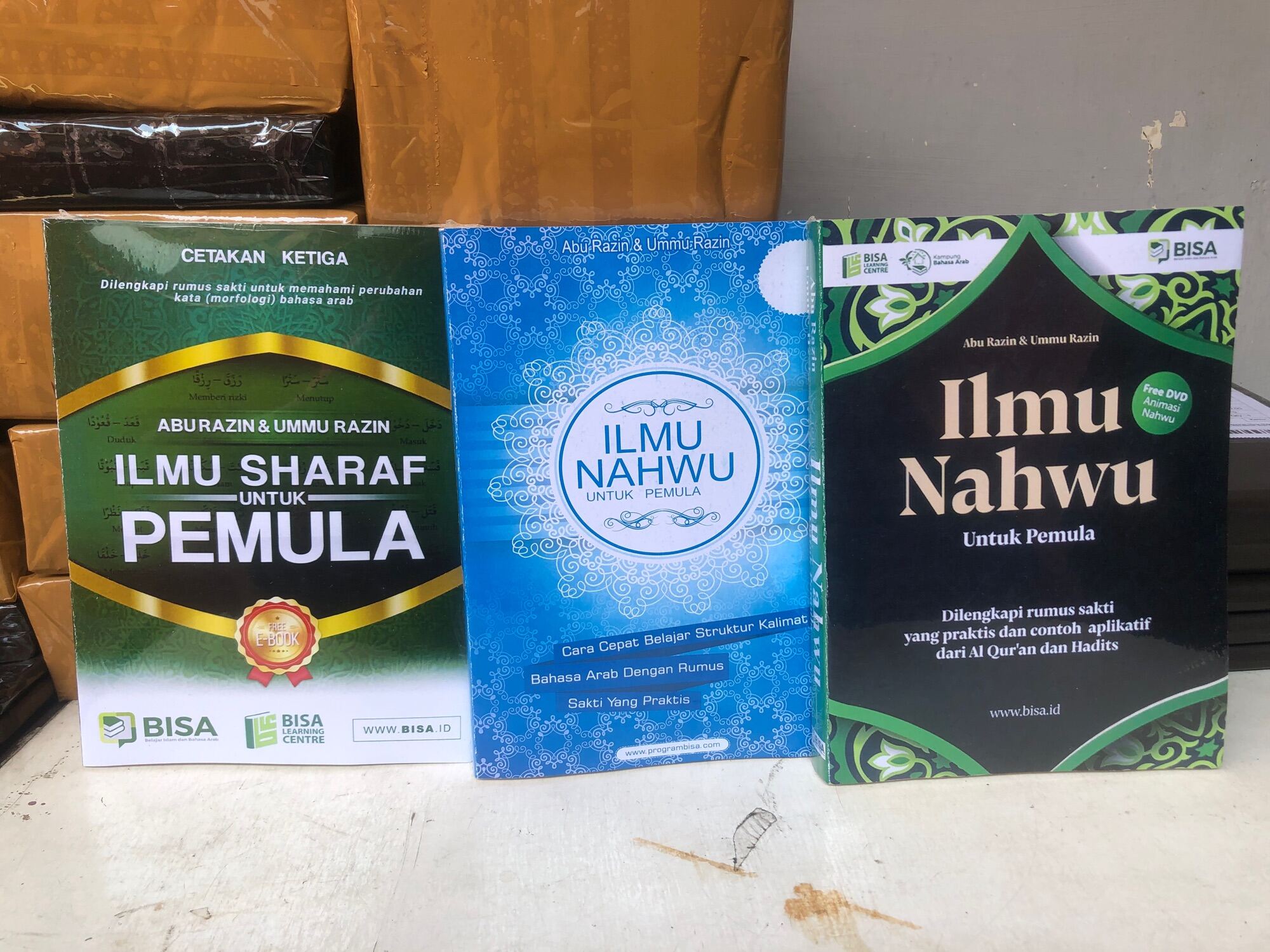 Paket 3 Buku Ilmu Nahwu Dan Ilmu Sharaf Untuk Pemula - Abu Razin ...