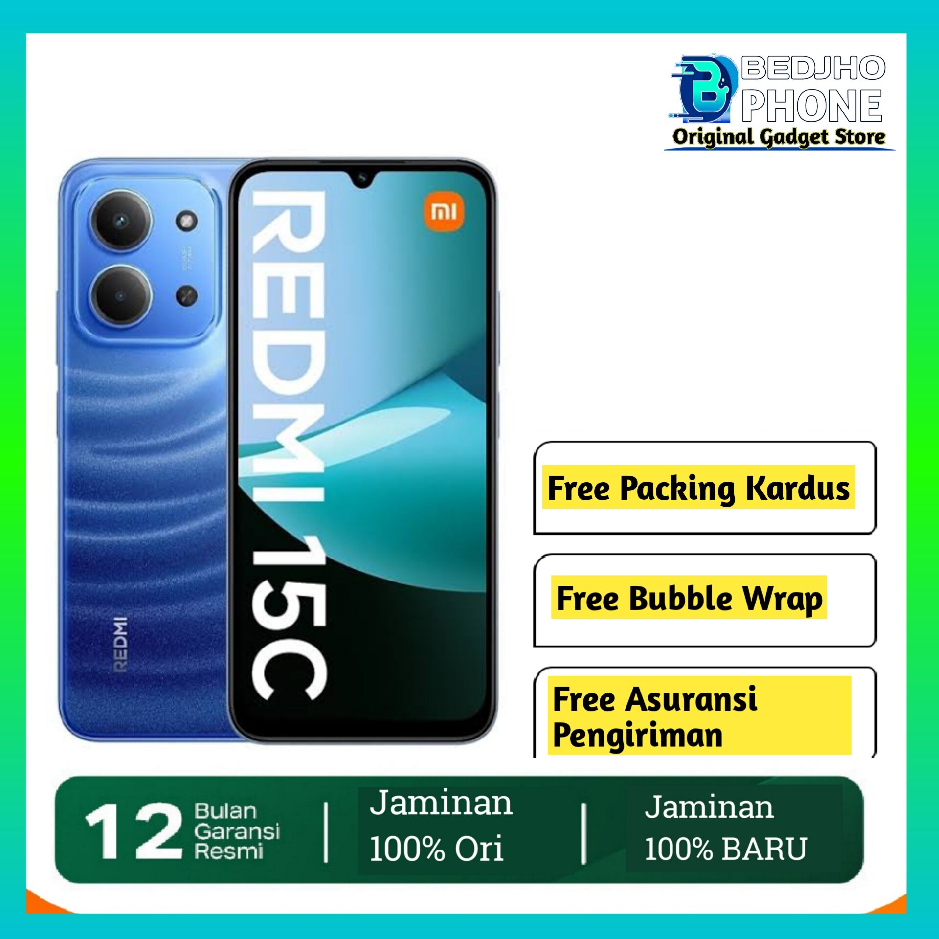 Original Xiaomi Redmi 15C RAM 8/256GB Giá 1,927,000 Đồng*Miễn phí vận chuyển