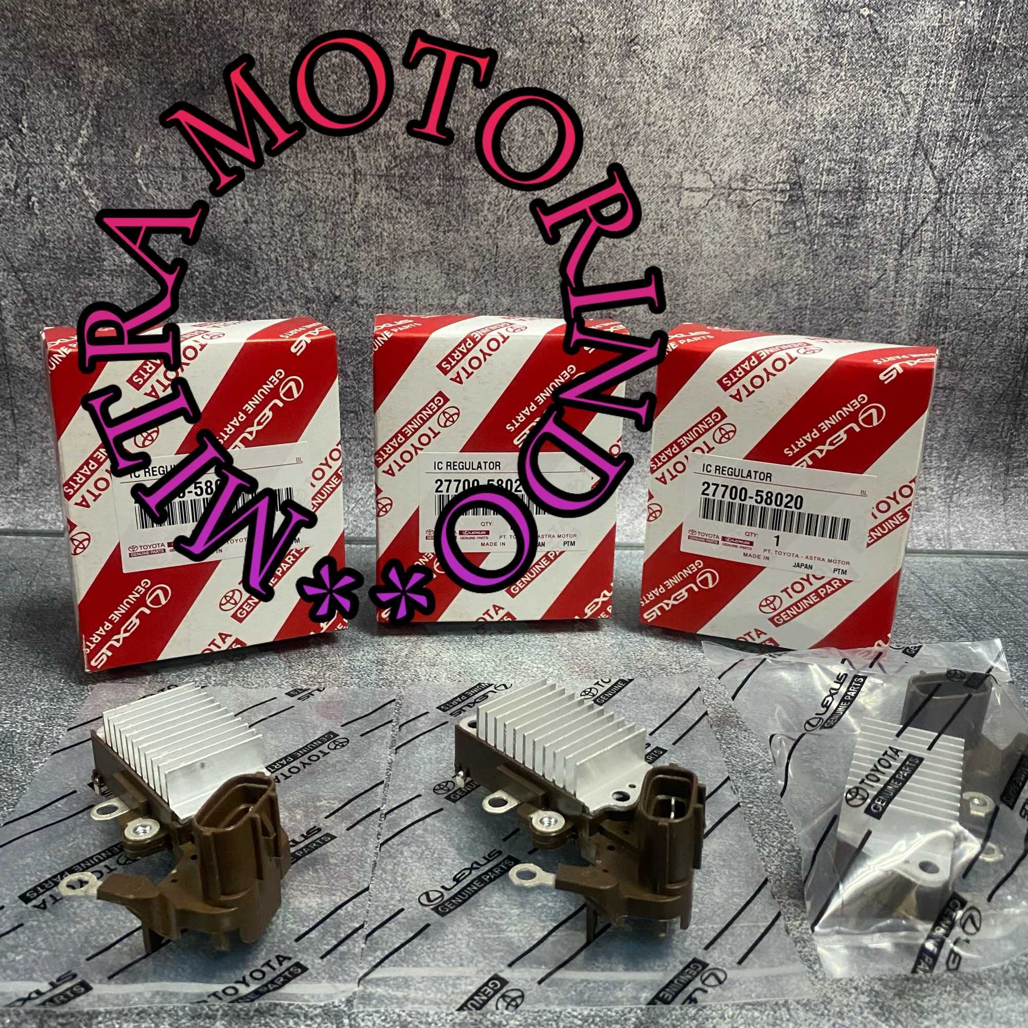 Ic Alternator/Ic Regulator Alternator/IC Dinamo Cas Toyota Rino Dynasaurus PS115 24Volt 27700-58020 3Pin Harga 155,000 rupiah*Gratis Ongkir