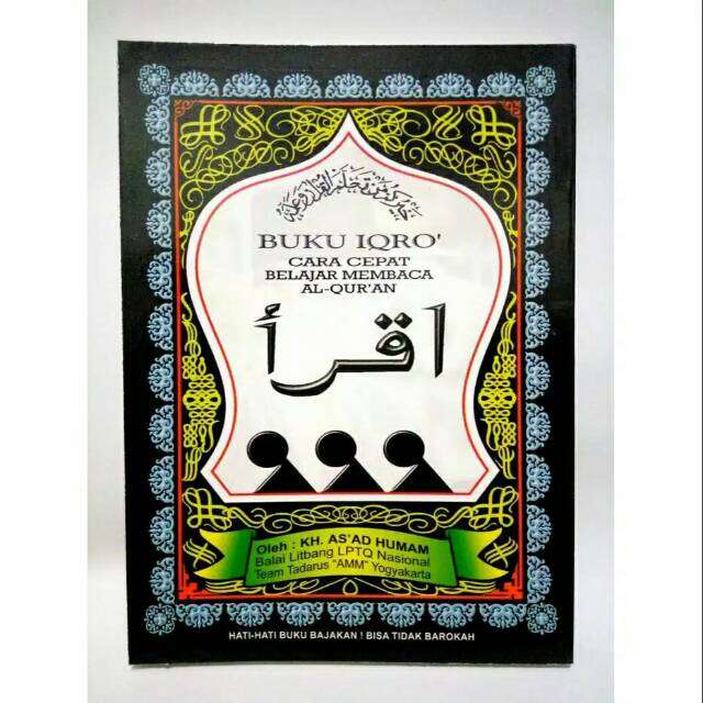 ORIGINAL BUKU IQRO BESAR JILID 1 SAMPAI 6 UKURAN BUKU TULIS
