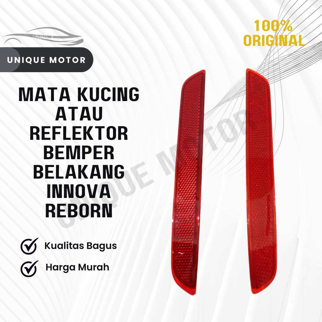 Reflektor Atau Mata Kucing Bemper Belakang Innova Reborn Original Harga 43,900 rupiah*Gratis Ongkir