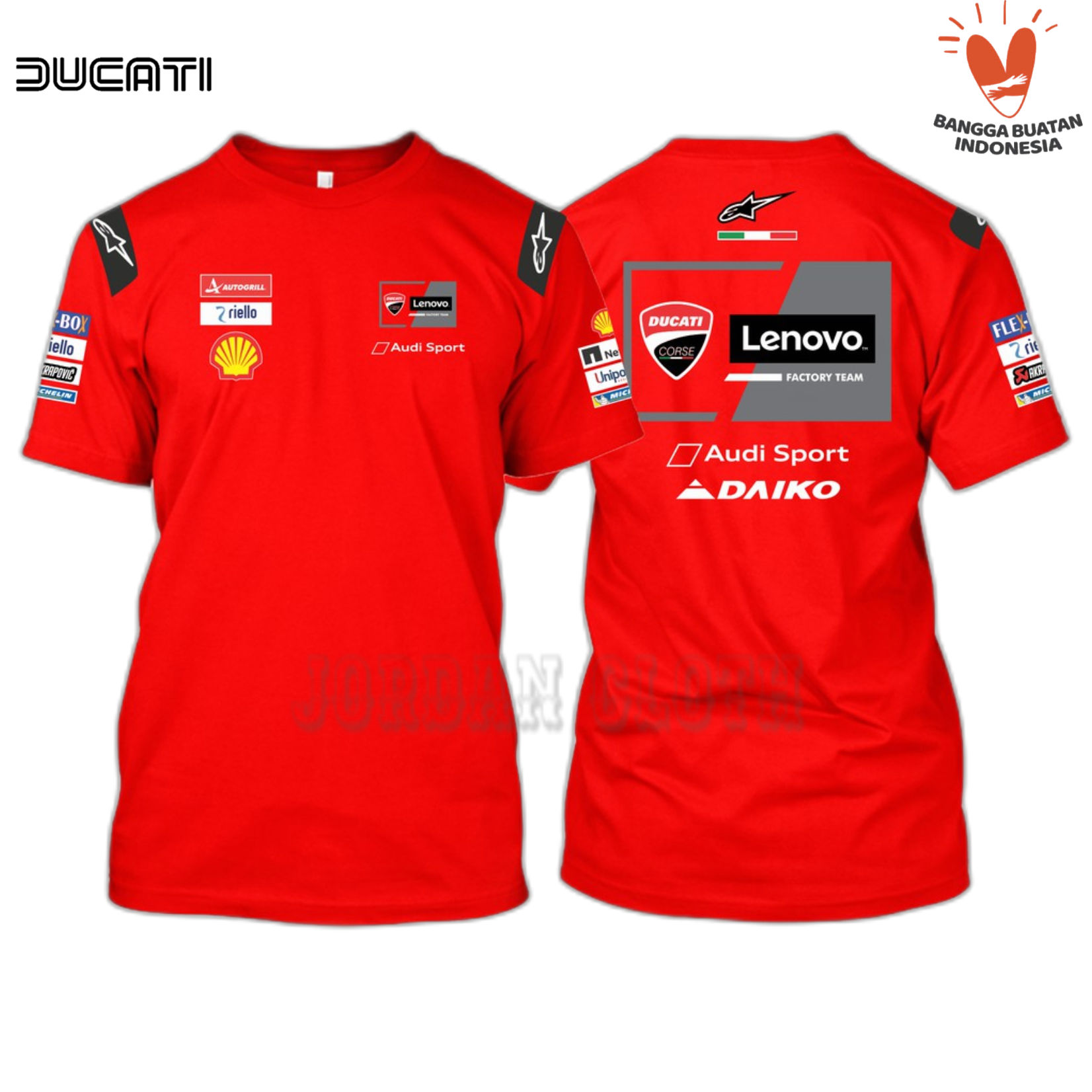 Ducati Baju Polo Team Fans Moto Gp Series Bisa Cod Lazada