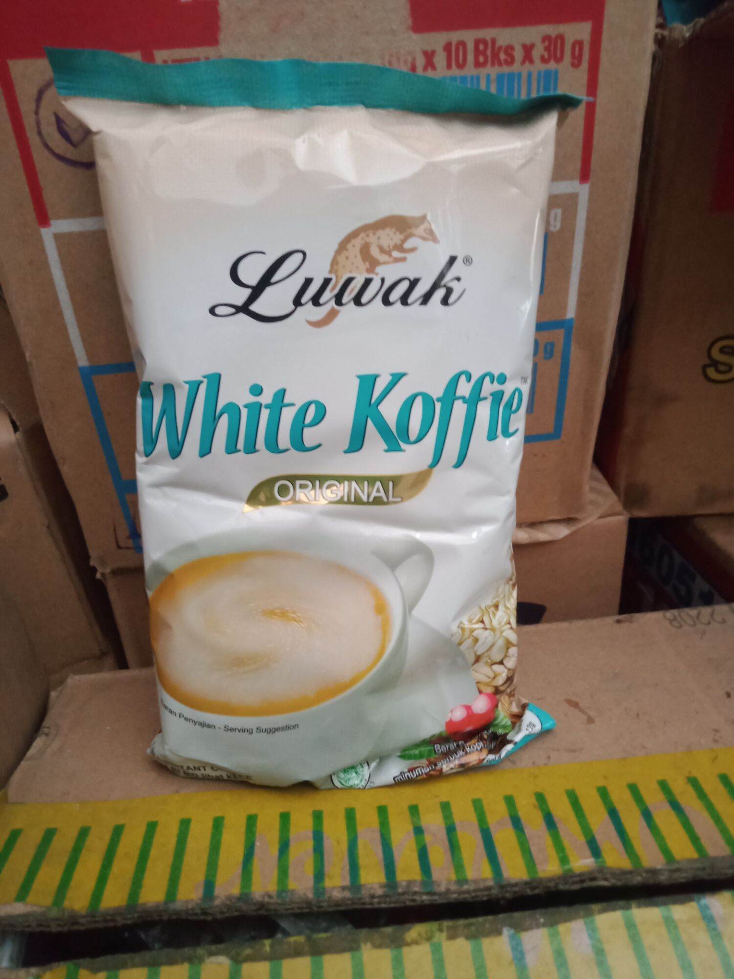 Luwak white coffee 1 renteng 10 sachet / luwak white koffie / kopi ...