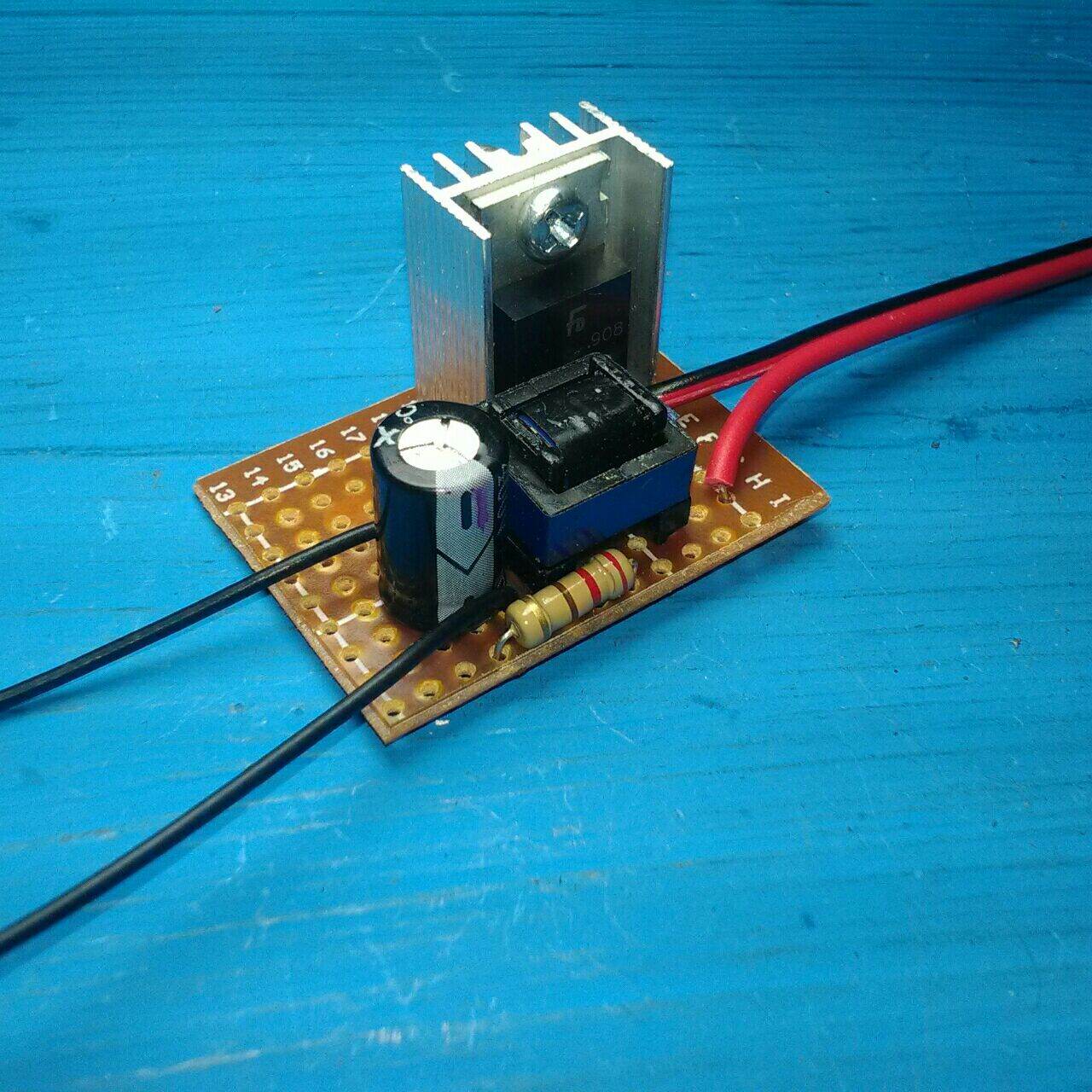 kit pcb joule thief 30watt - inverter dc 3,7v to ac 220v | Lazada Indonesia