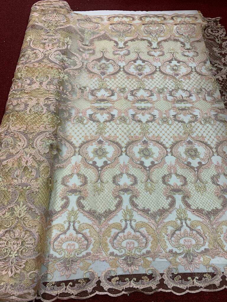 Kain Tile Tulle Motif Elisab Kain Tile Brokat Tile Mutiara Tile