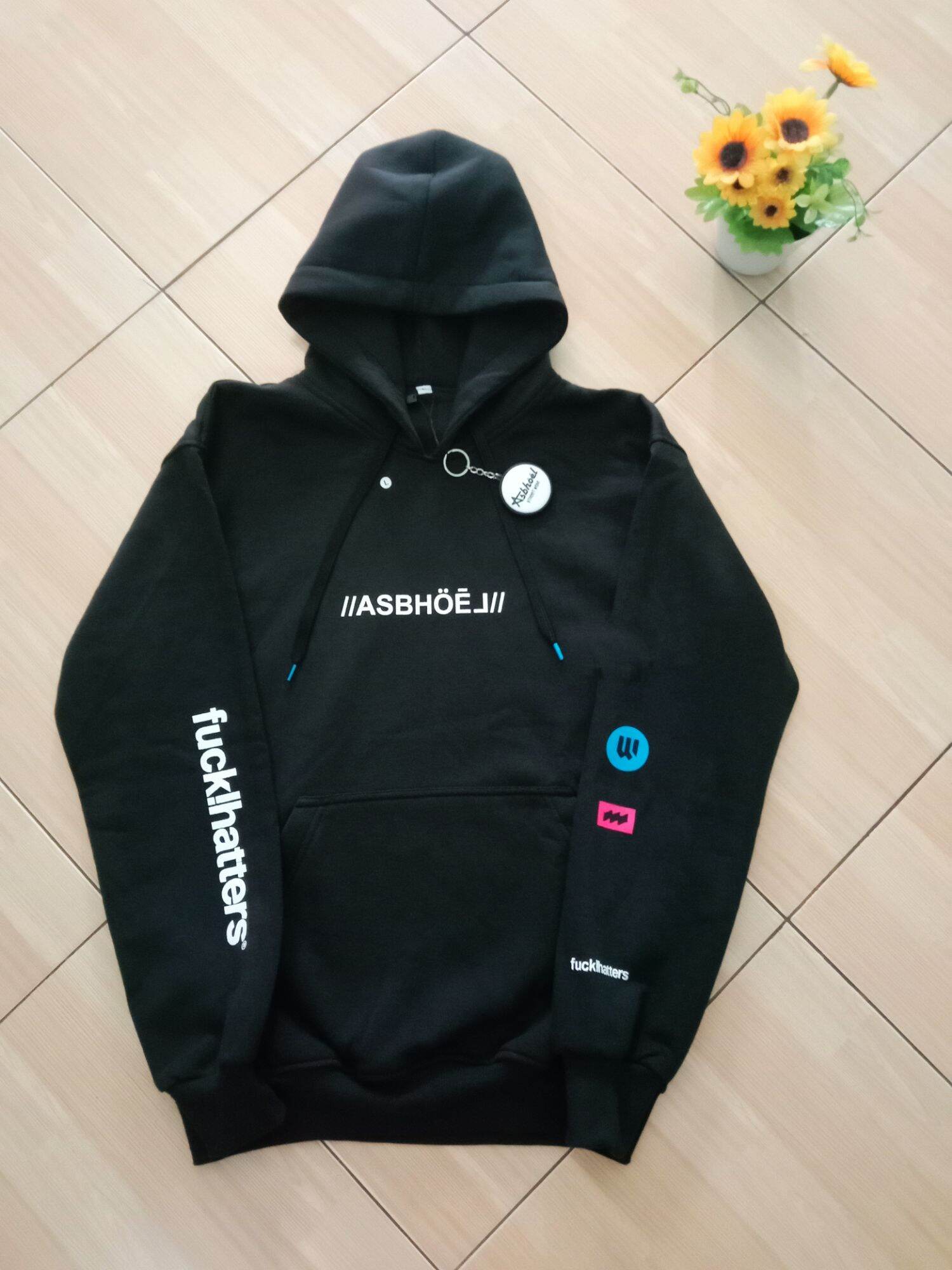 asbhoel hoodie clock tower triangle Lazada Indonesia