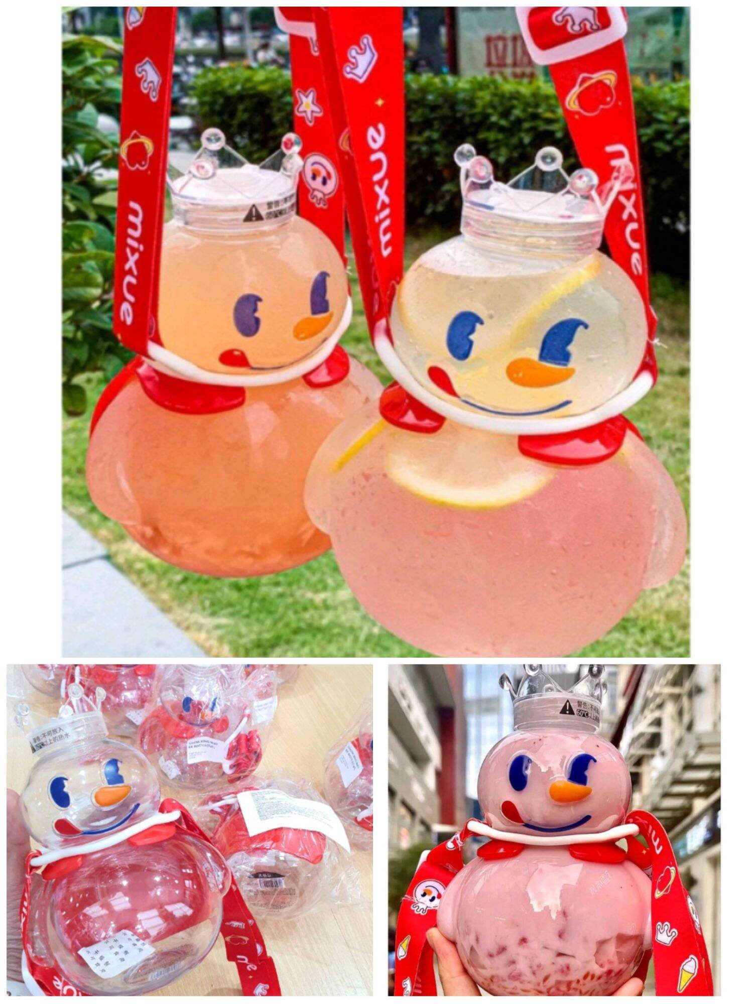 BOTOL MINUM MIXUE VIRAL UK. 700ML/TUMBLER MIXUE SNOW KING VIRAL ...