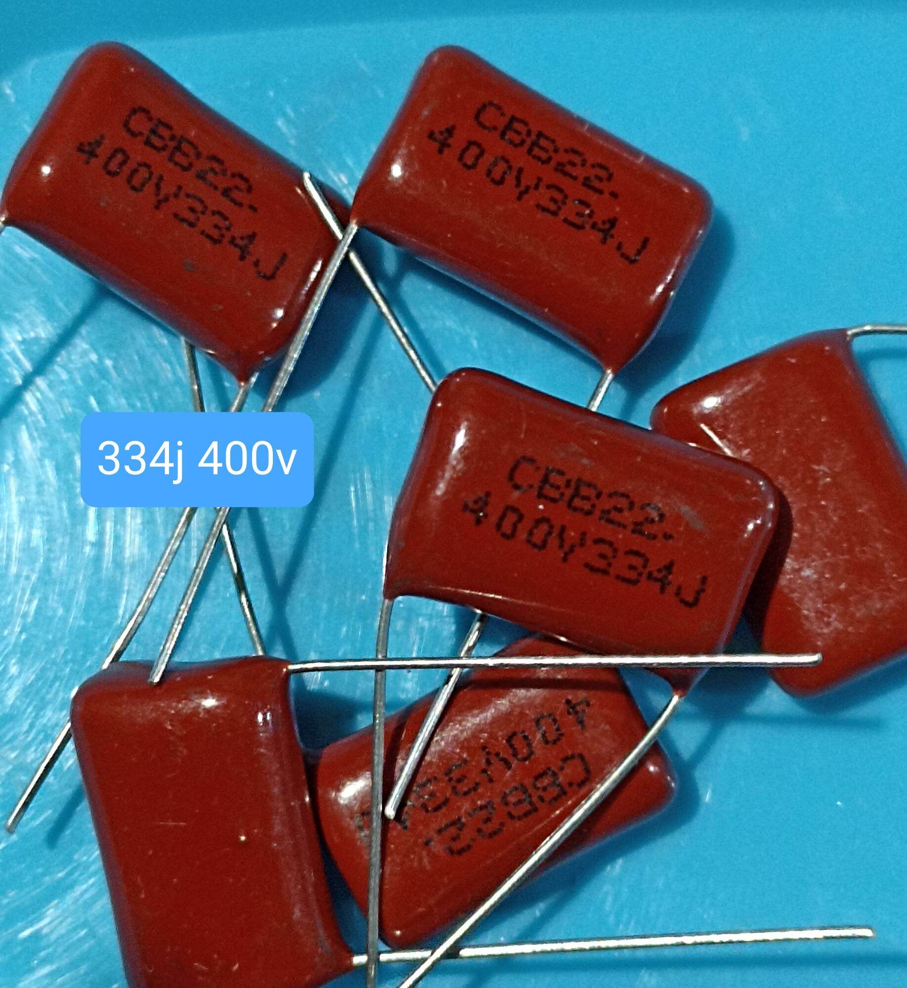 KAPASITOR MILAR 334J 400V CAPASITOR MYLAR 334 J 400 volt CBB22 | Lazada ...