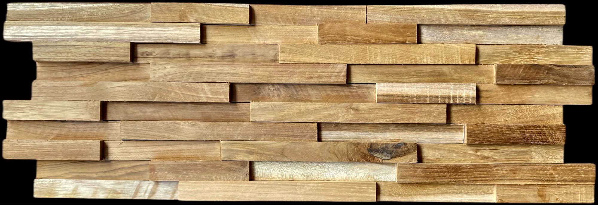 Wallpaper kayu jati-Hiasan Dinding kayu jati-Panel Dinding kayu jati