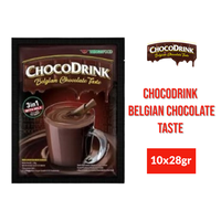 ChocoDrink Belgian Chocolate Renceng isi 10 sachet
