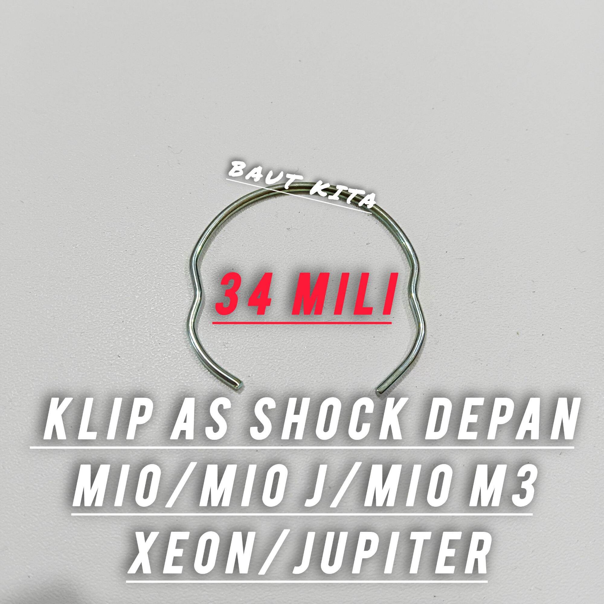 20 Pcs Wire Button Clip Seal Tube Front Shock Axle Yamaha Mio/Xeon/Jupiter Harga 18,000 rupiah*Gratis Ongkir