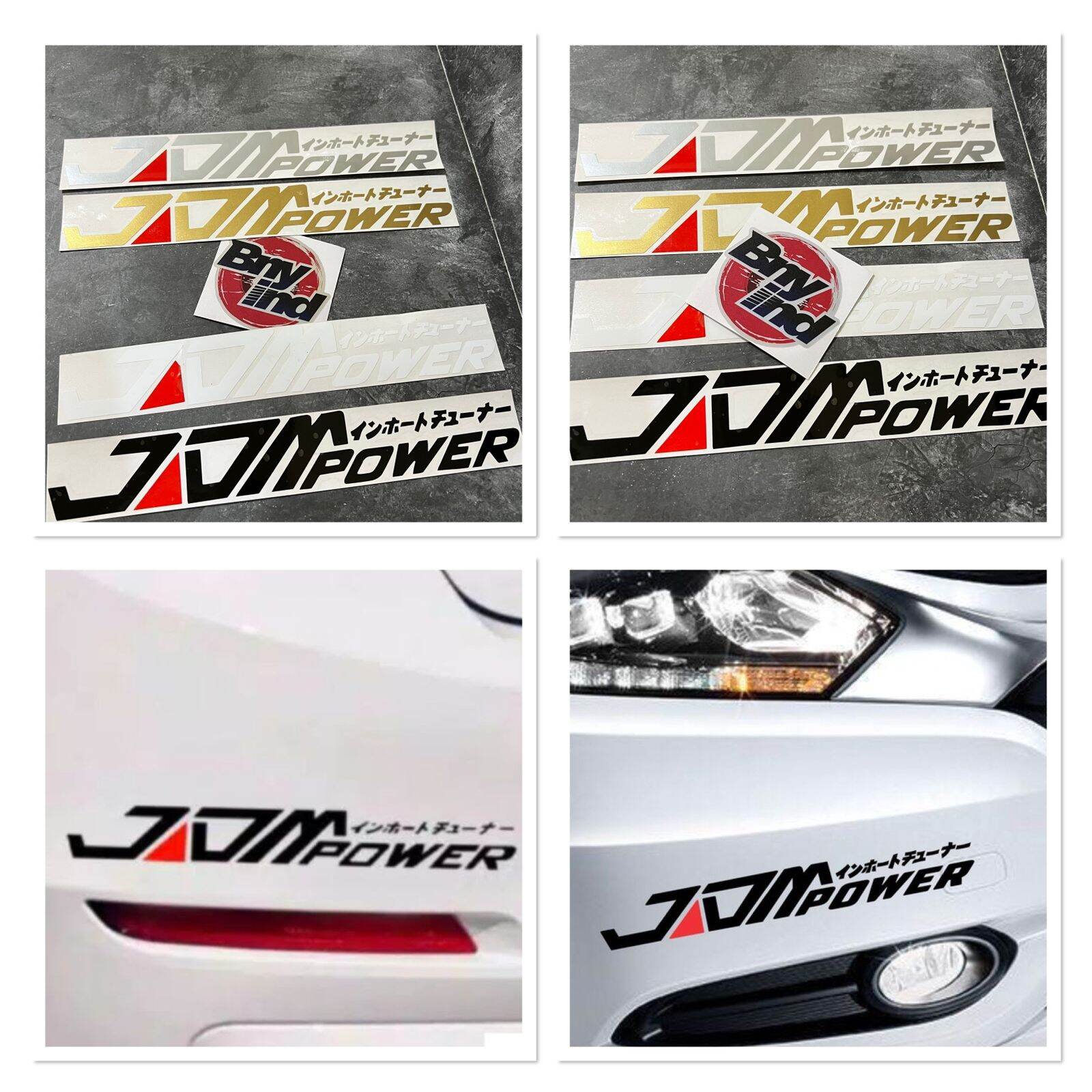 STICKER JDM POWER STICKER MOBIL STICKER MOTOR CUTTING Lazada Indonesia
