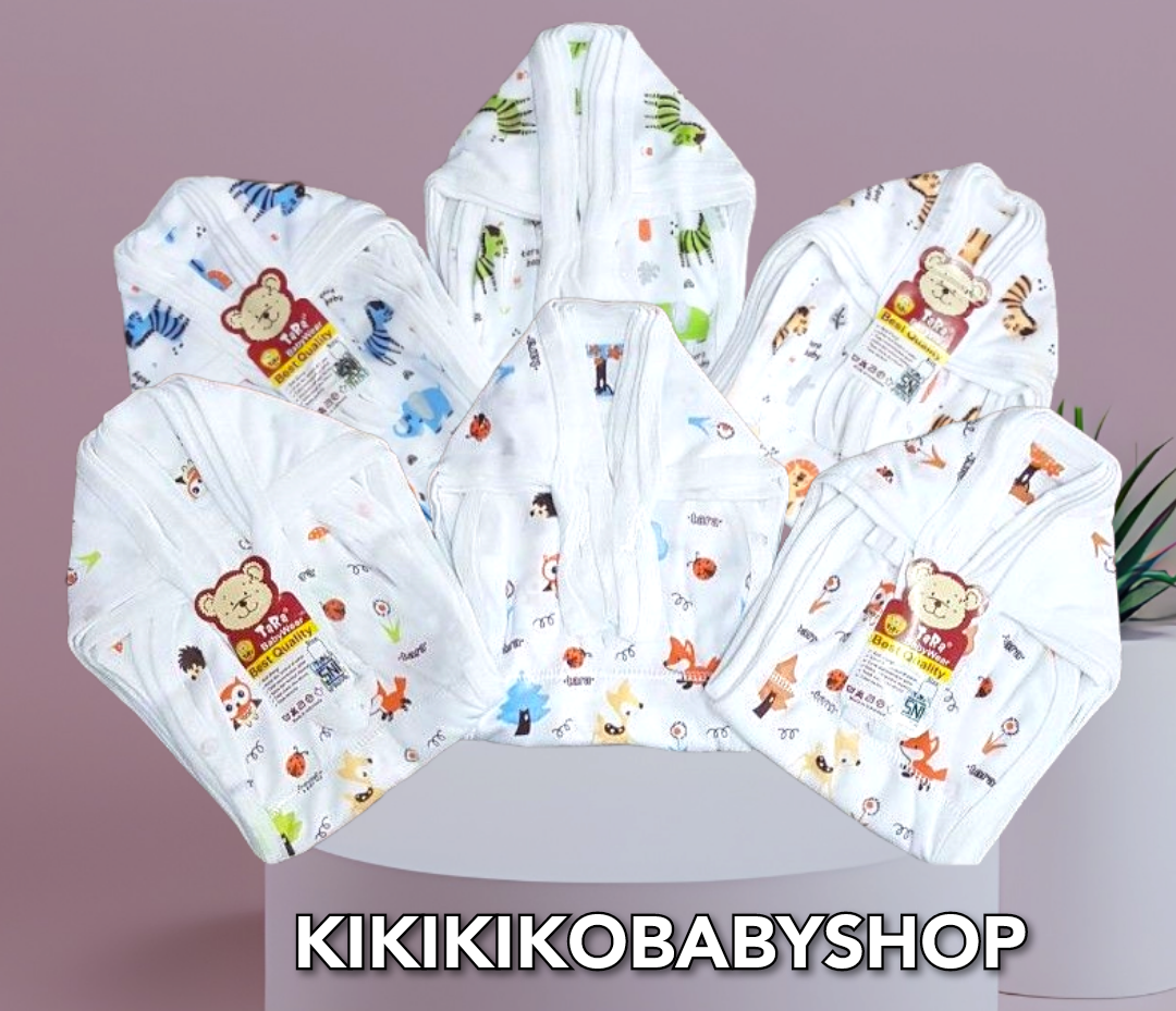 terlaris !! [[ 12pcs ]] popok bayi tali tara popok kain 0-3 bulan popok tara full print