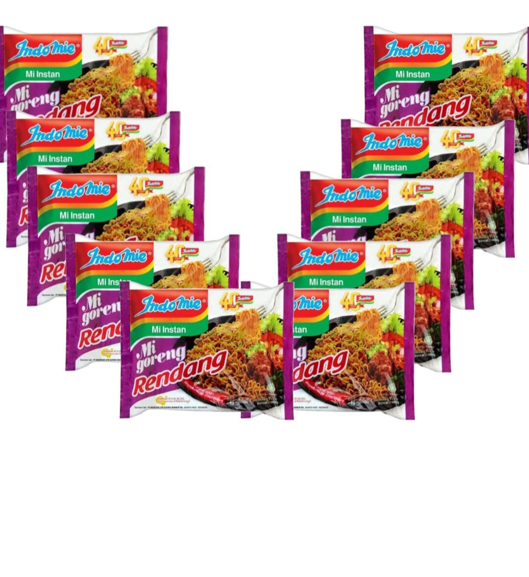 indomie mi instan rasa rendang paket 10 bungkus | Lazada Indonesia
