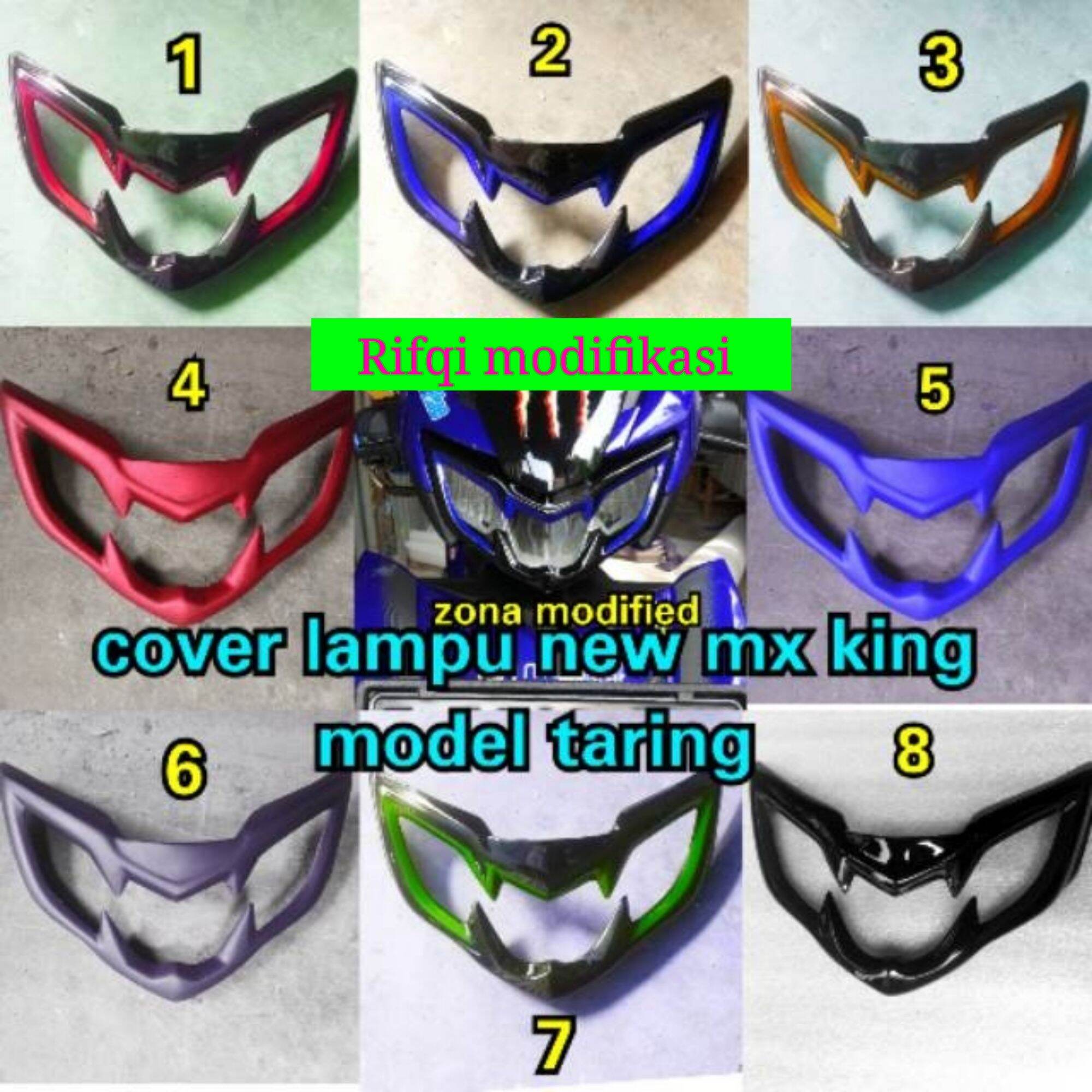 Cover Lampu Mx King New Model Taring Lazada Indonesia