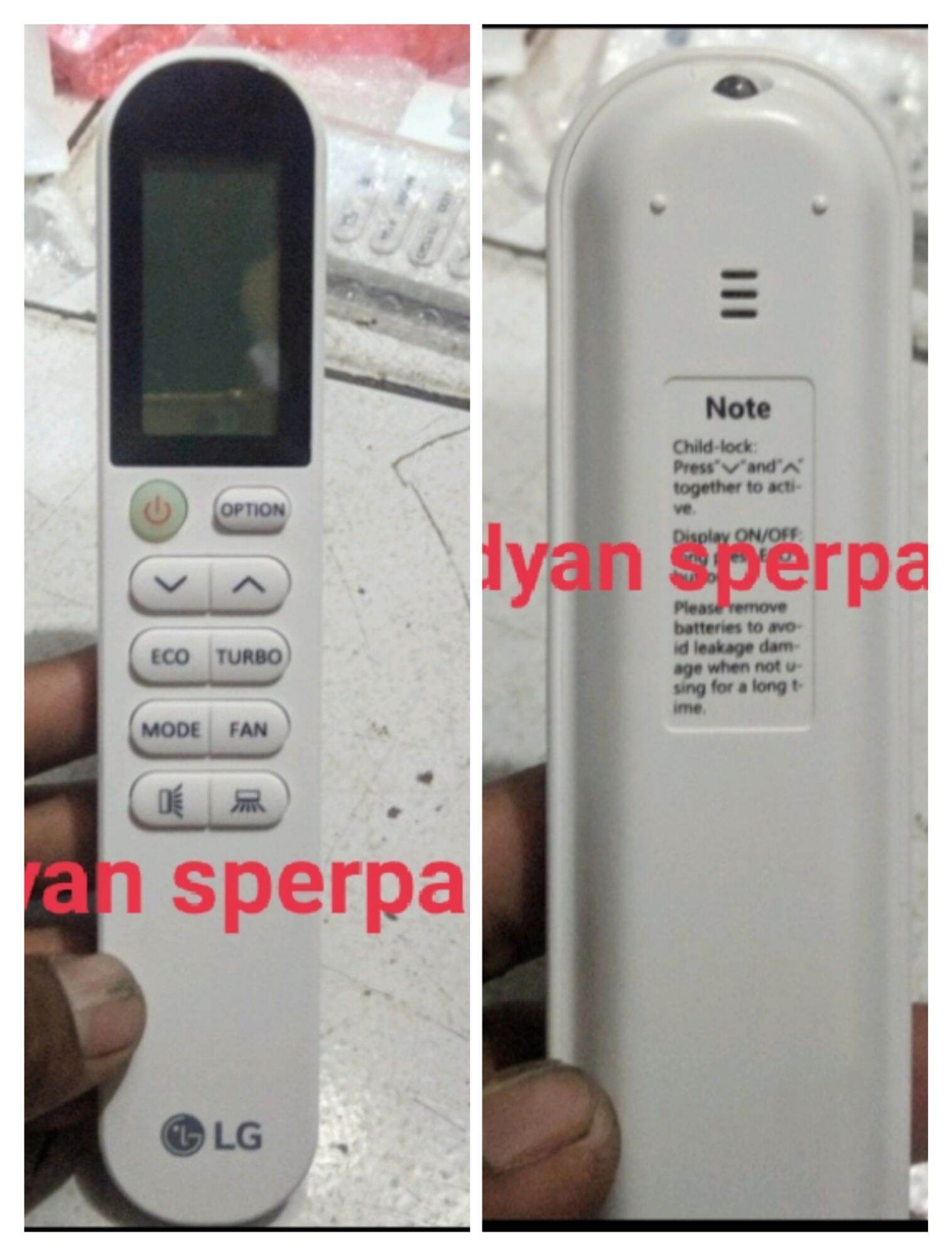 REMOT AC LG ORIGINAL | Lazada Indonesia