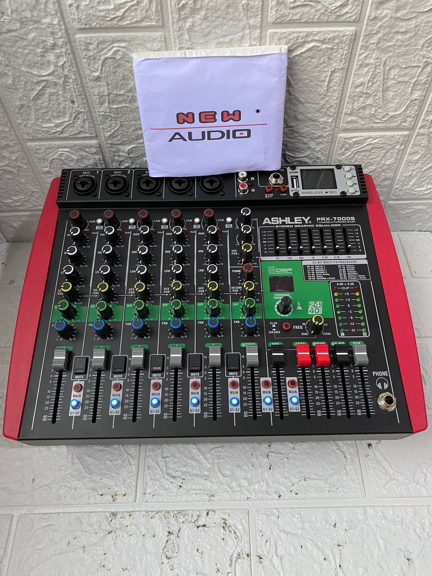 mixer ashley prx 7000s