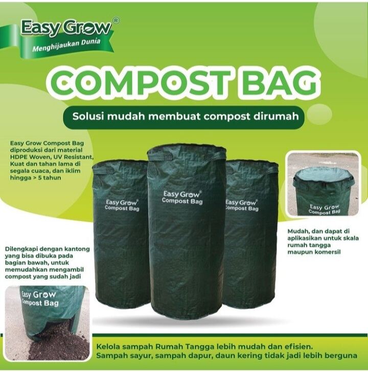 LARGE 200 L COMPOST BAG EASY GROW 200 LITER/KOMPOS BAG EASY GROW LARGE