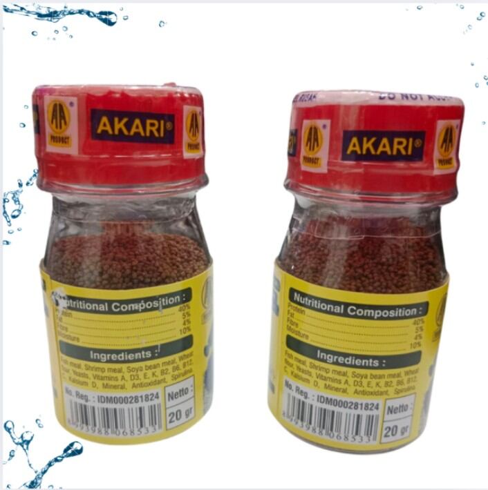 MAKANAN IKAN MICRO VIT 20GR / 50GR AQUASCAPE FISH PELLET ( per 3 pcs)