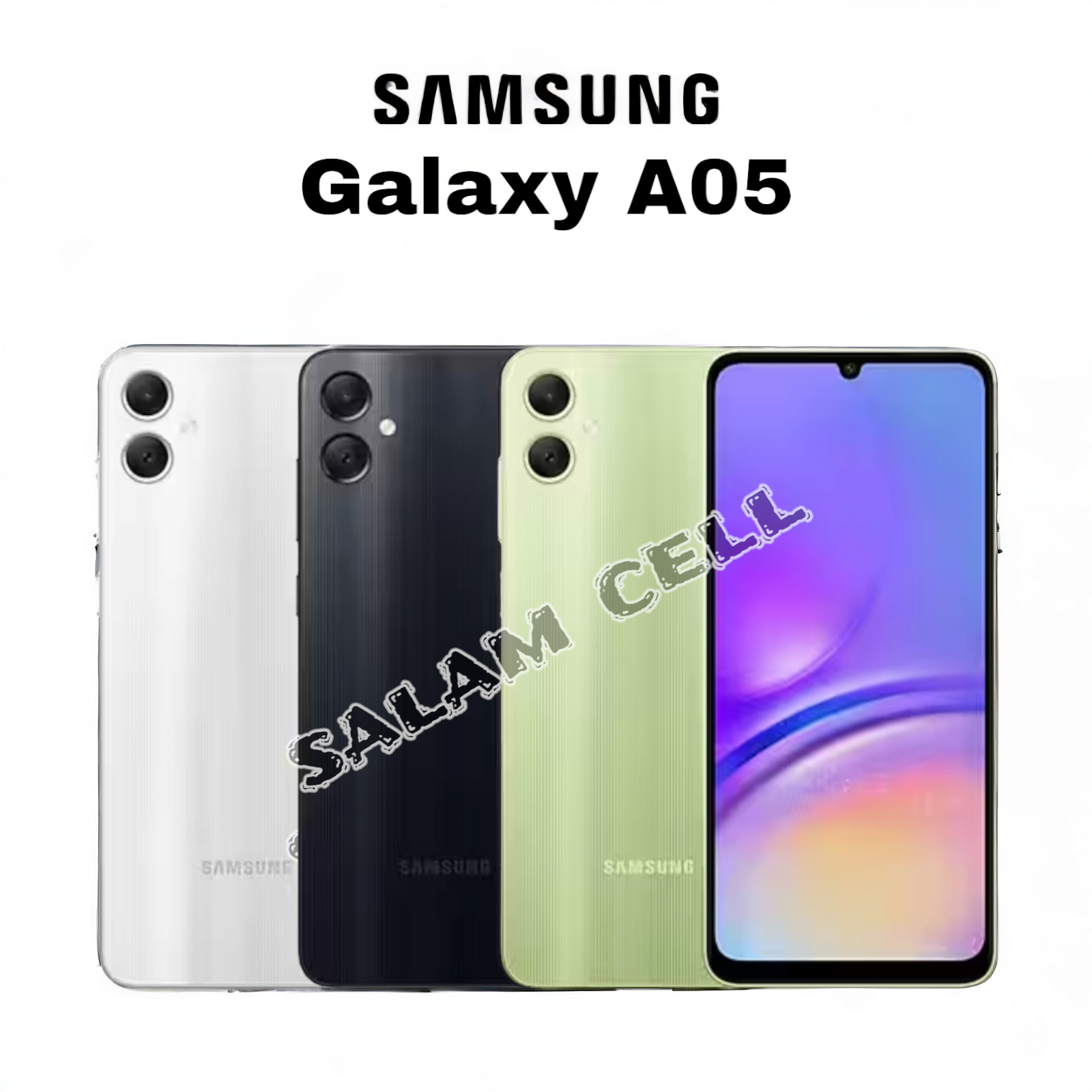 Samsung A05 Ram 6+6/128GB Camera 50mp Baterai 5000mAh Original Garansi Resmi Harga 1,299,000 rupiah*Gratis Ongkir