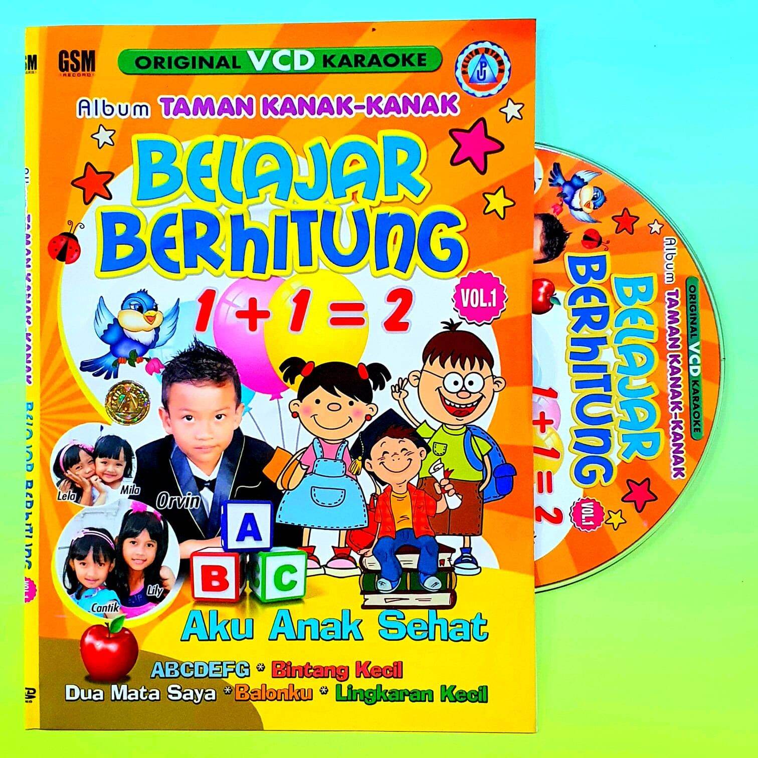 KASET VCD ORIGINAL VIDEO EDUKASI ANAK BELAJAR BERHITUNG SAMBIL ...