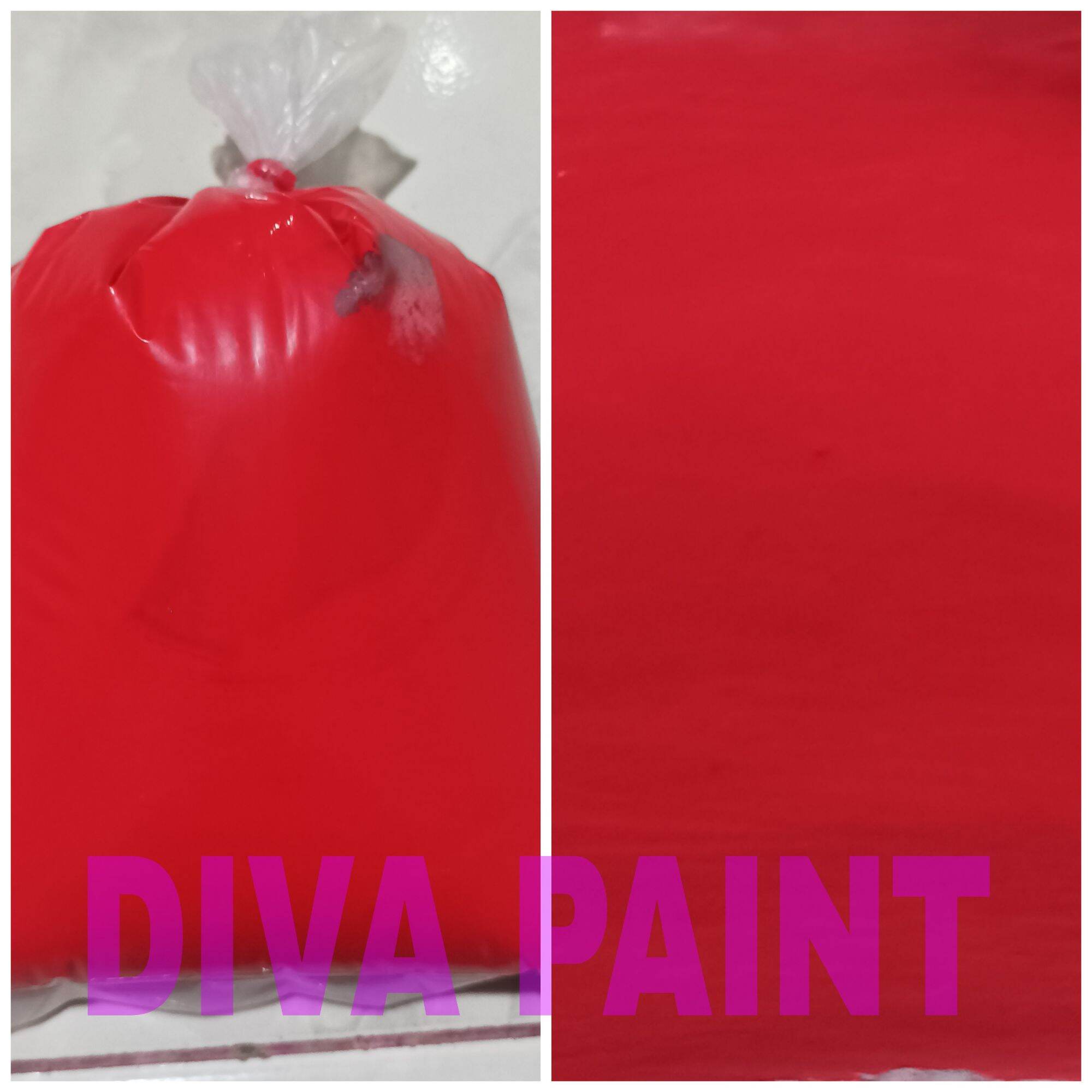 Cat Tembok Kiloan Cat Dinding Kiloan Warna Merah 1kg Lazada Indonesia