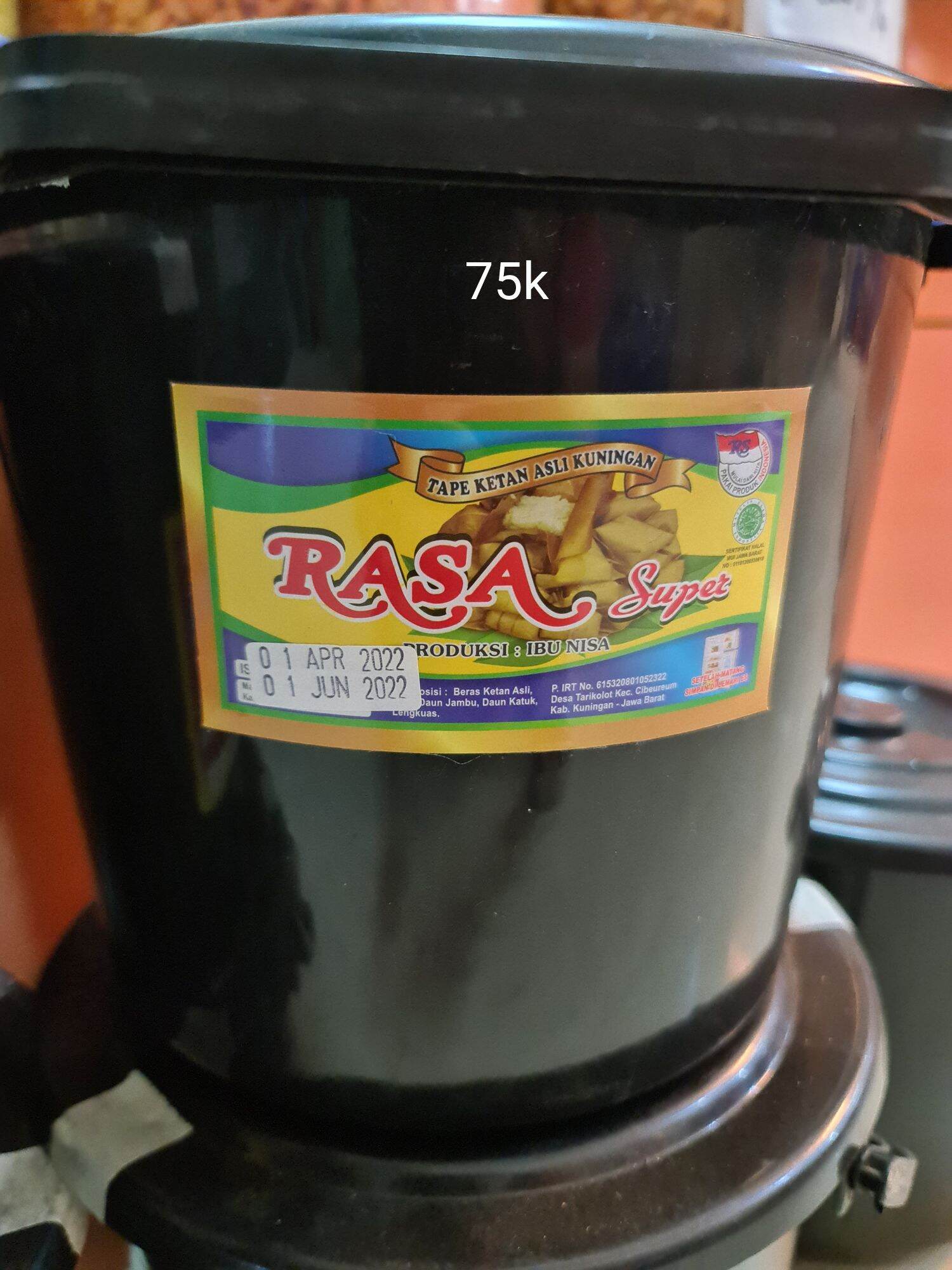 Tape Ketan Ember Khas Kuningan Ibu Nisa Lazada Indonesia