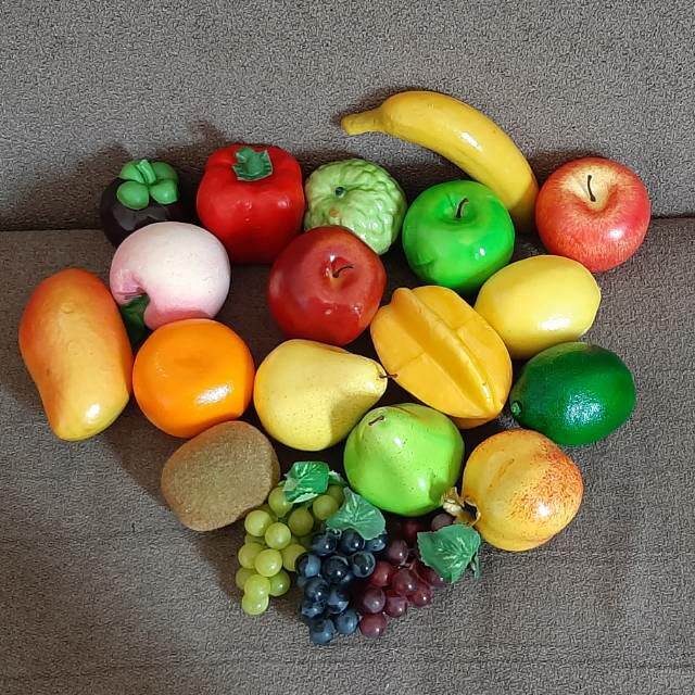 buah artificial / buah palsu / buah plastik / buah hiasan / buah imitasi / replika buah