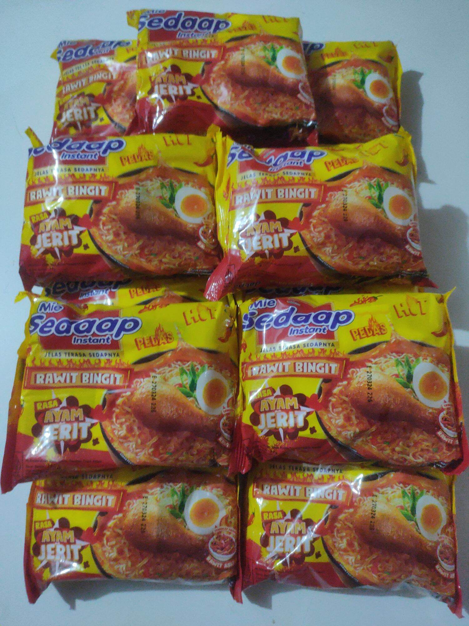 Mie Instan Sedap Rasa Ayam Jerit Rawit Bingit 1 Pcs X 77gr Lazada