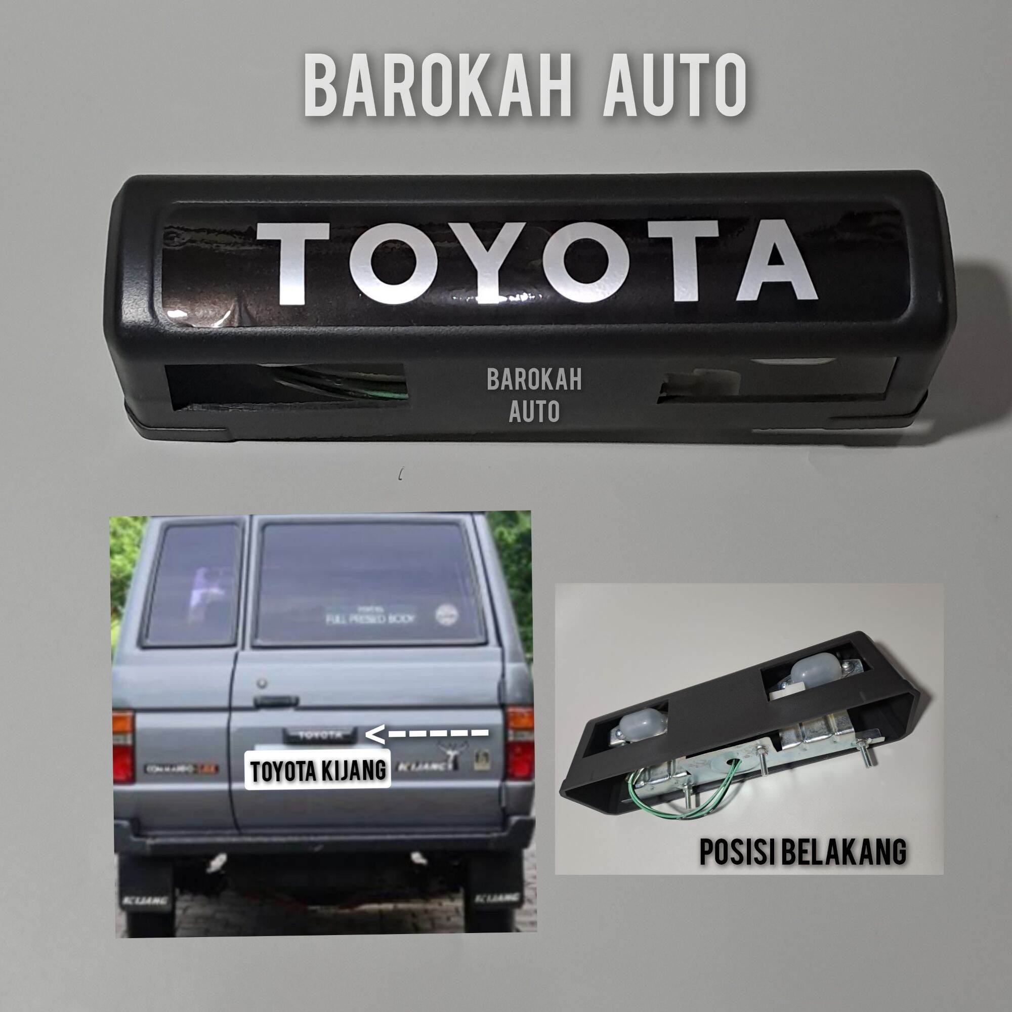 cover lampu plat nomor toyota kijang Harga 75,000 rupiah*Gratis Ongkir