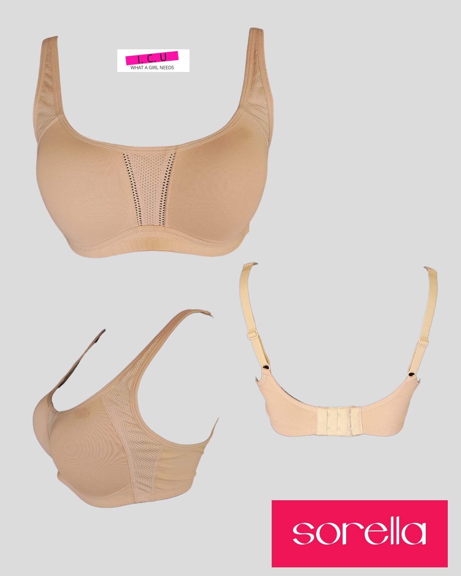 sorella active bra