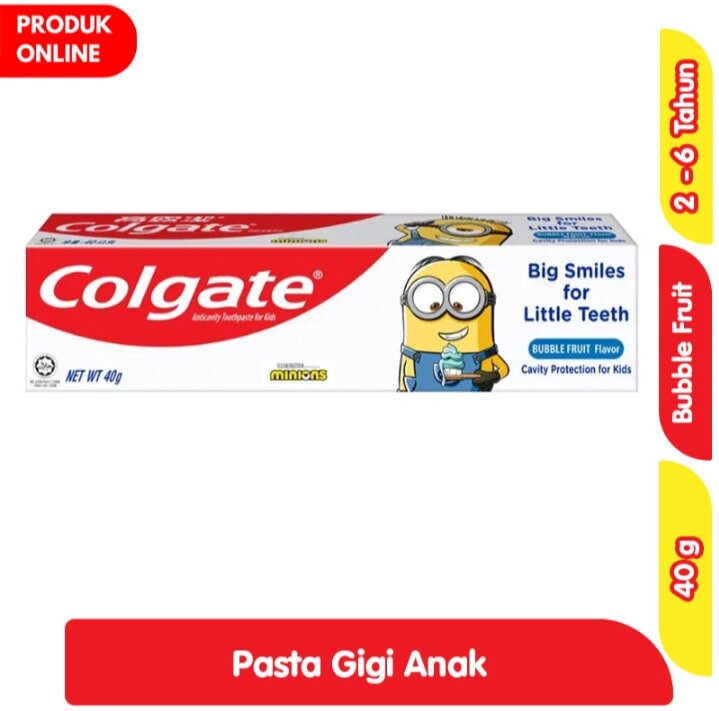 Colgate Pasta Gigi Kids Minions Bubble Fruit 40 g