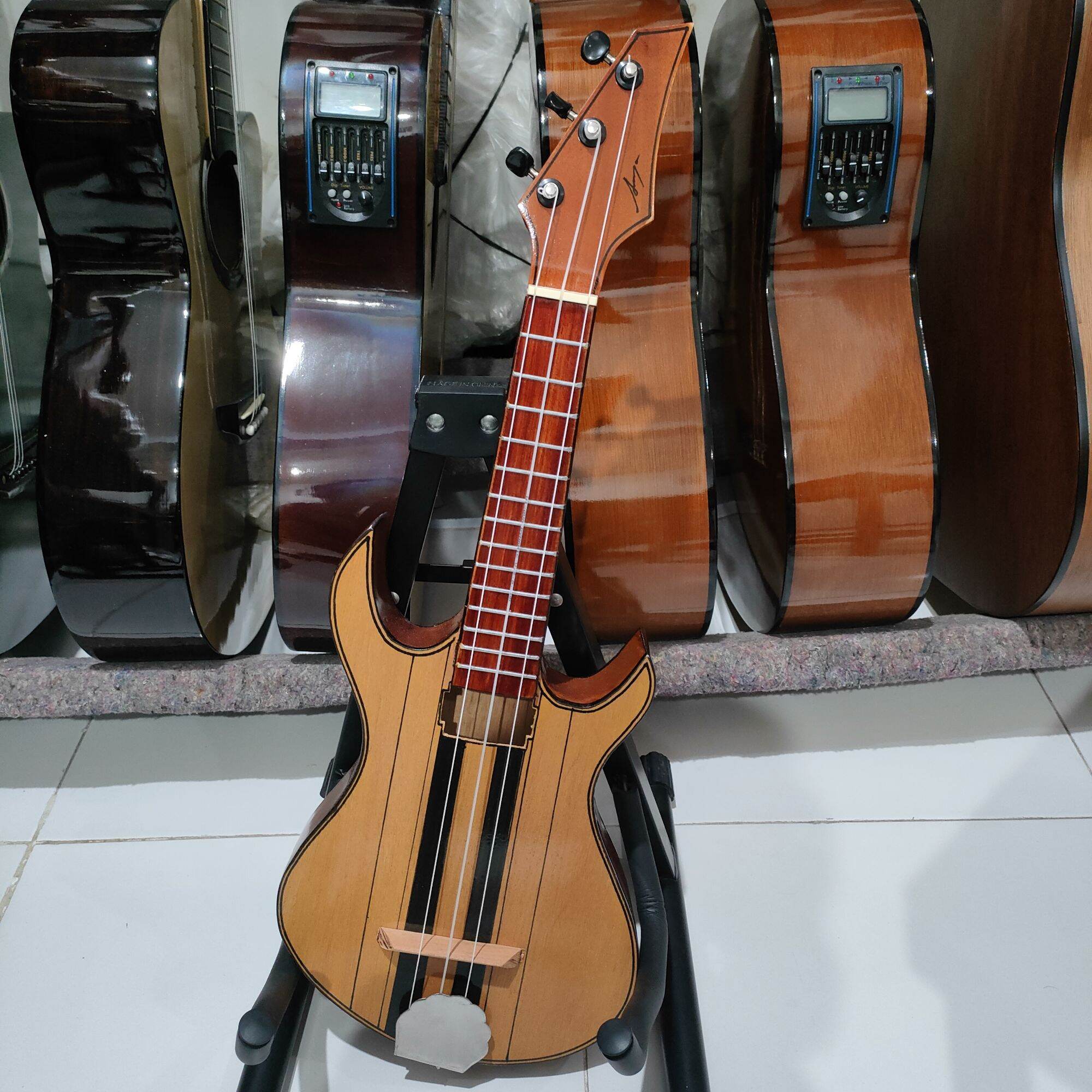 ukulele cak cuk kentrung metalica metalika model gitar listrik cod