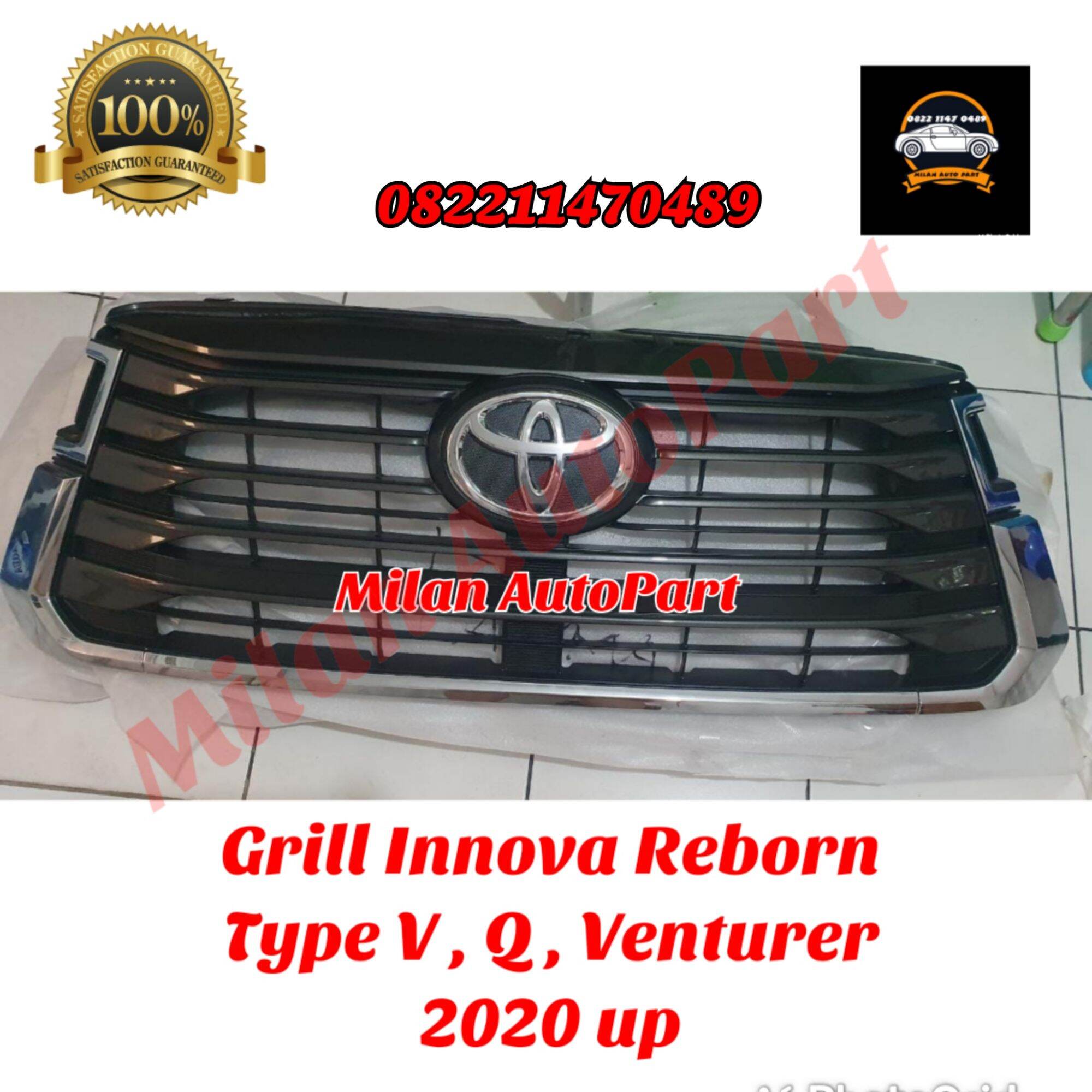 Grill bumper depan Innova Reborn 2020 2021 2022 up tipe type V Q ...